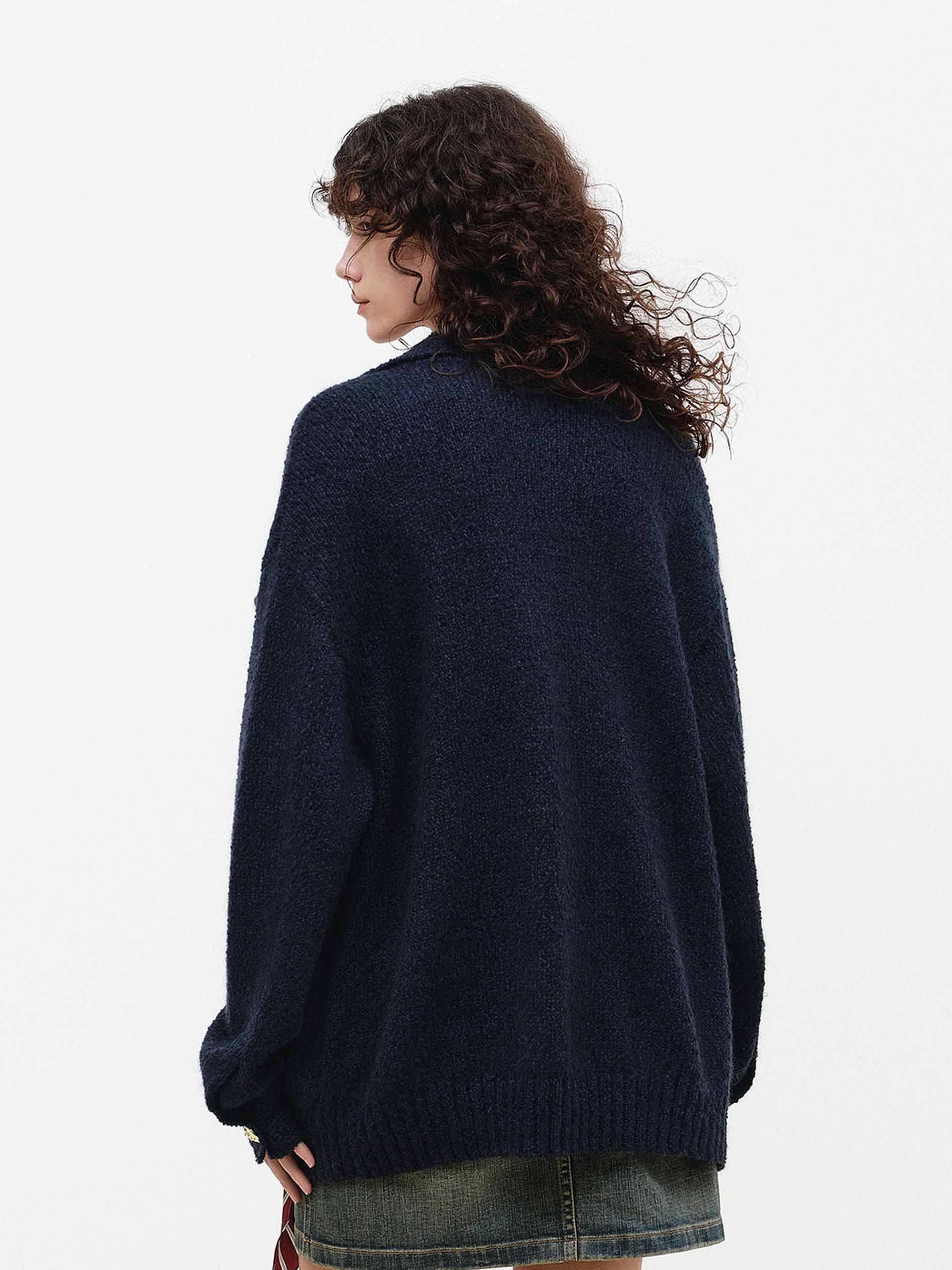 Multi Pocket Kint Cardigan - Image 13
