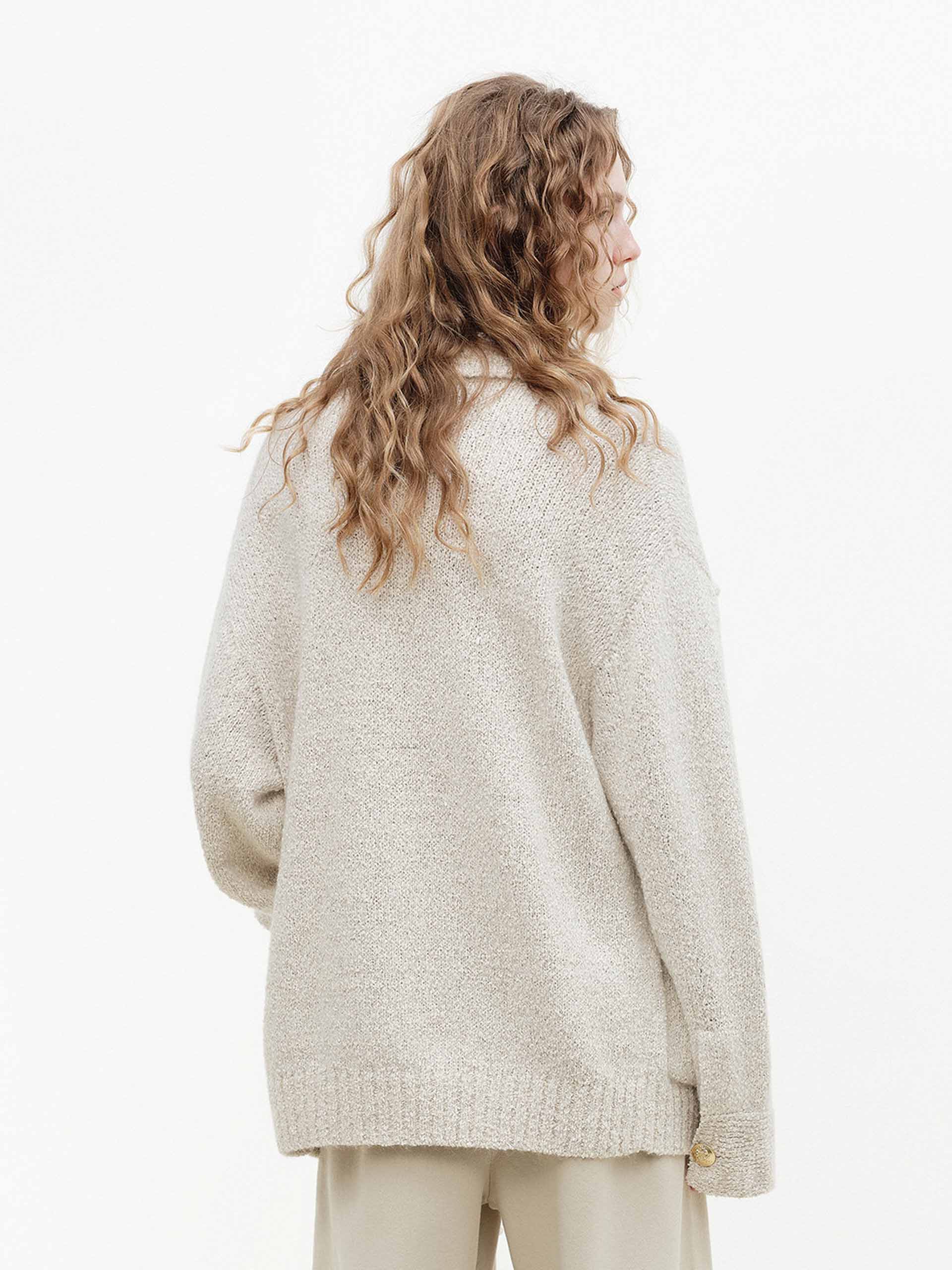 Multi Pocket Kint Cardigan - Image 6