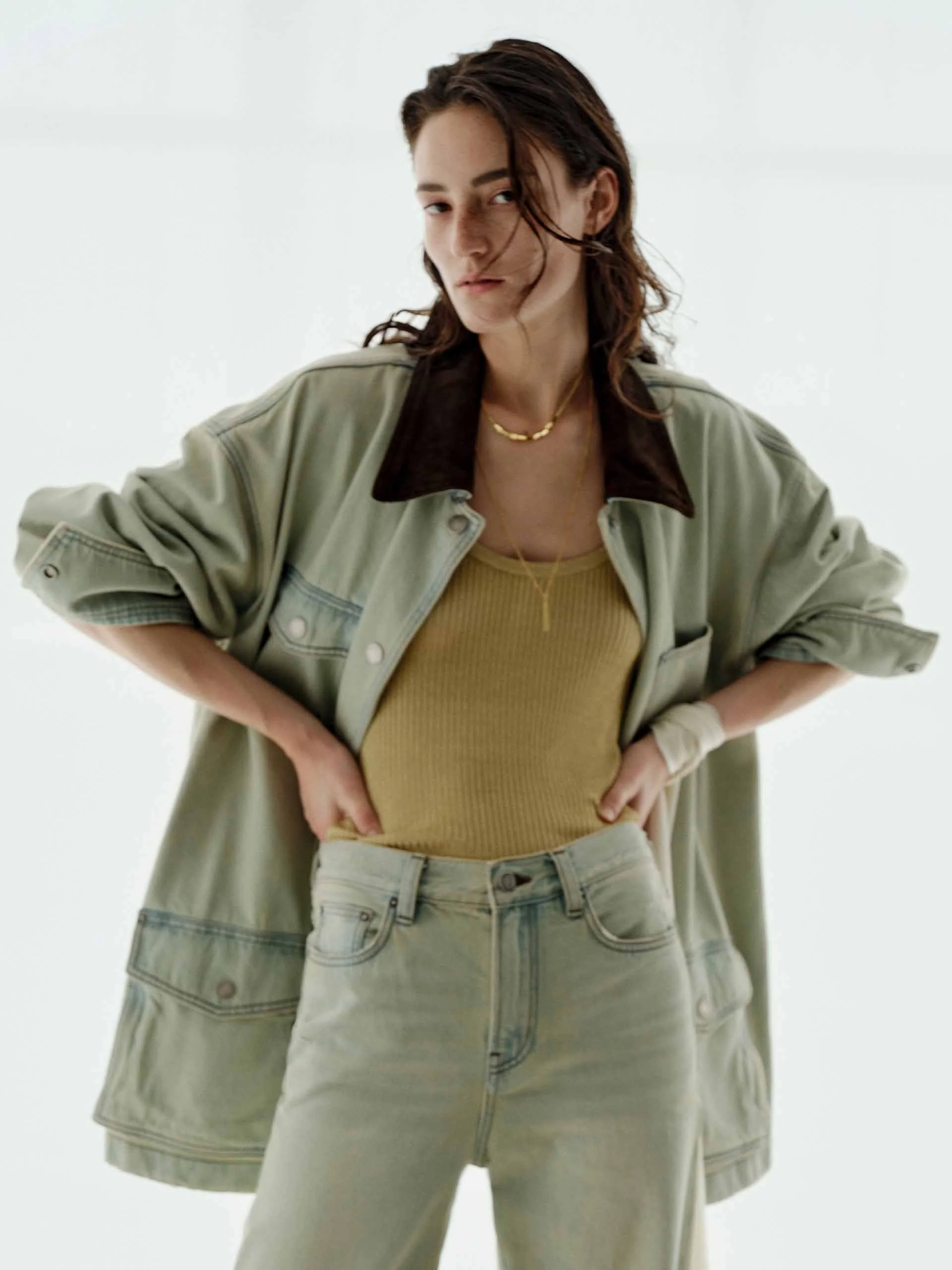 Multi Pockets Cotton Jacket