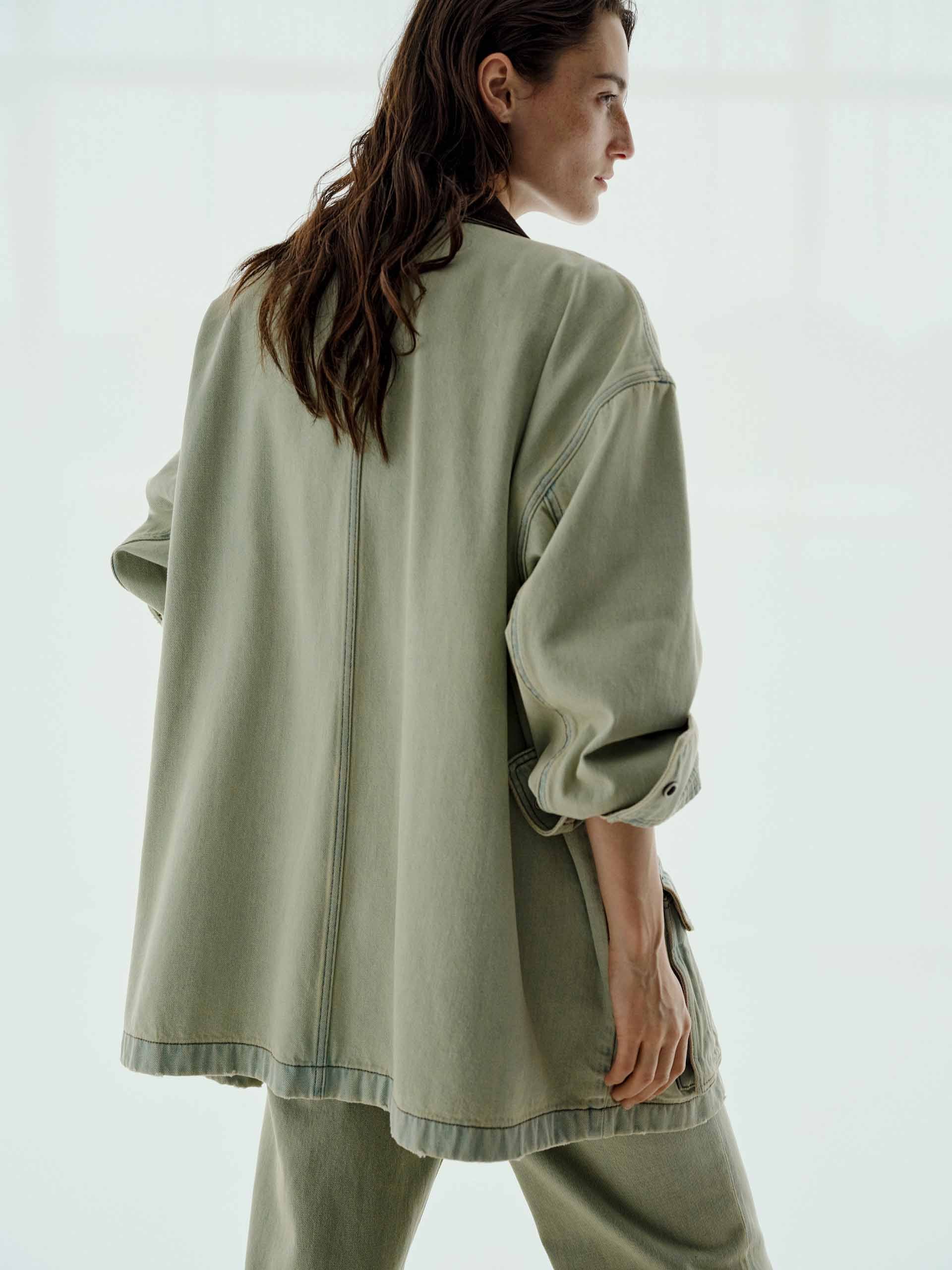 Multi Pockets Cotton Jacket - Image 6