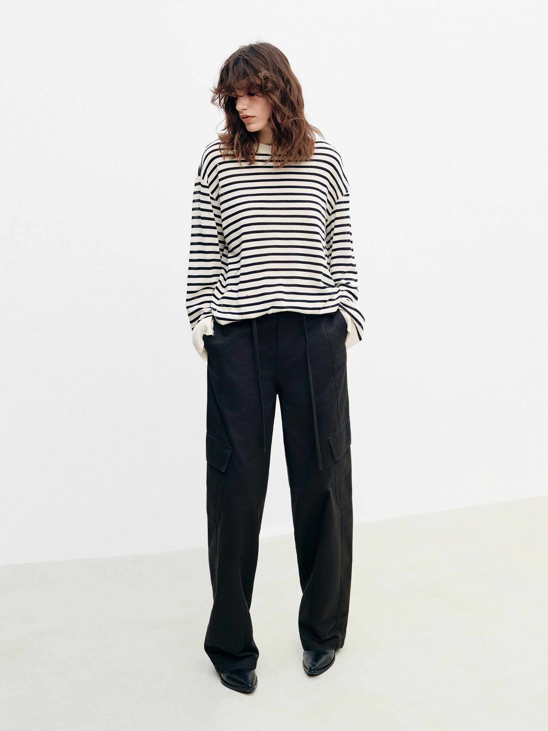 Multiple Pockets Cotton Pants - Image 10