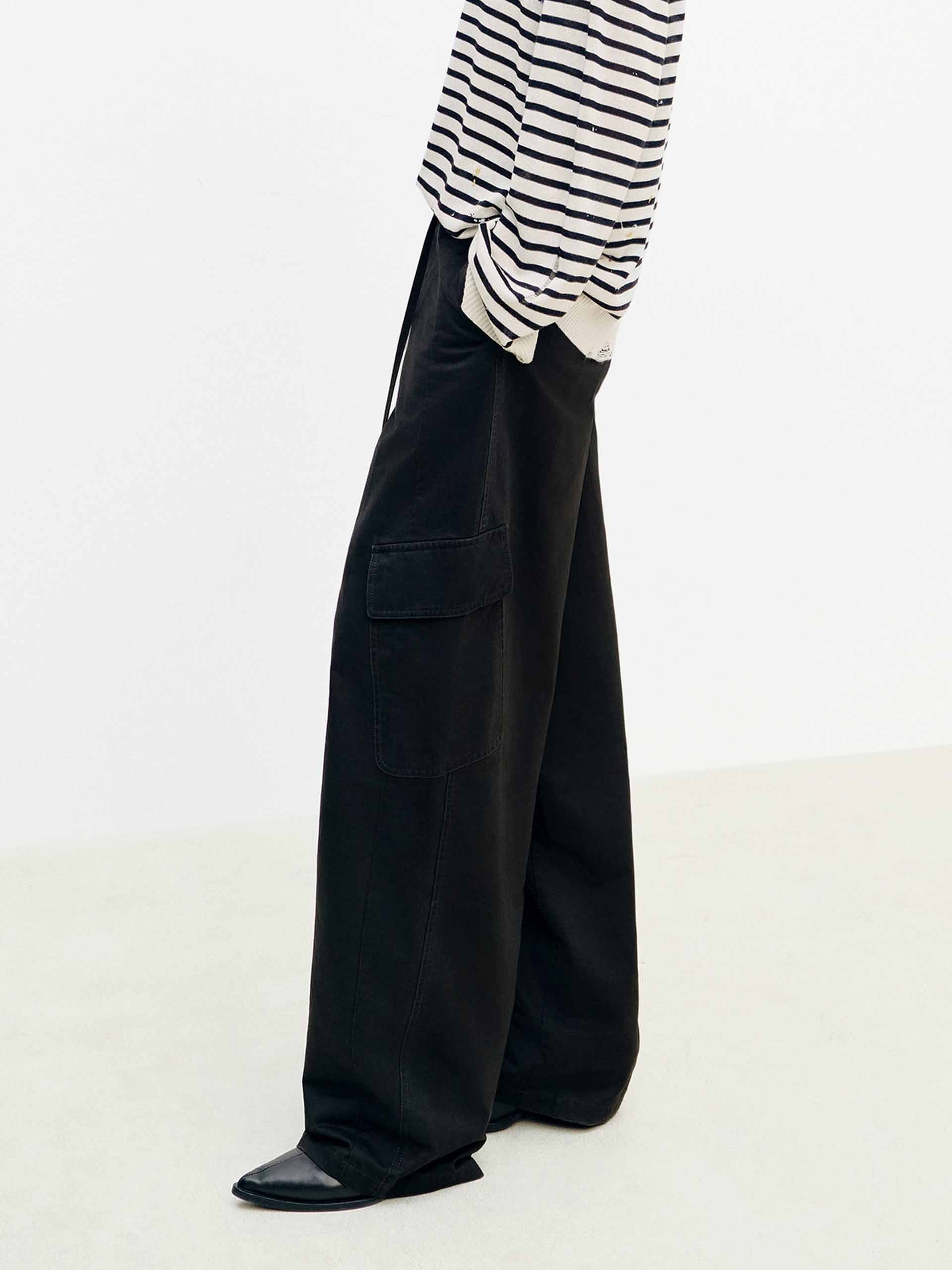 Multiple Pockets Cotton Pants - Image 15