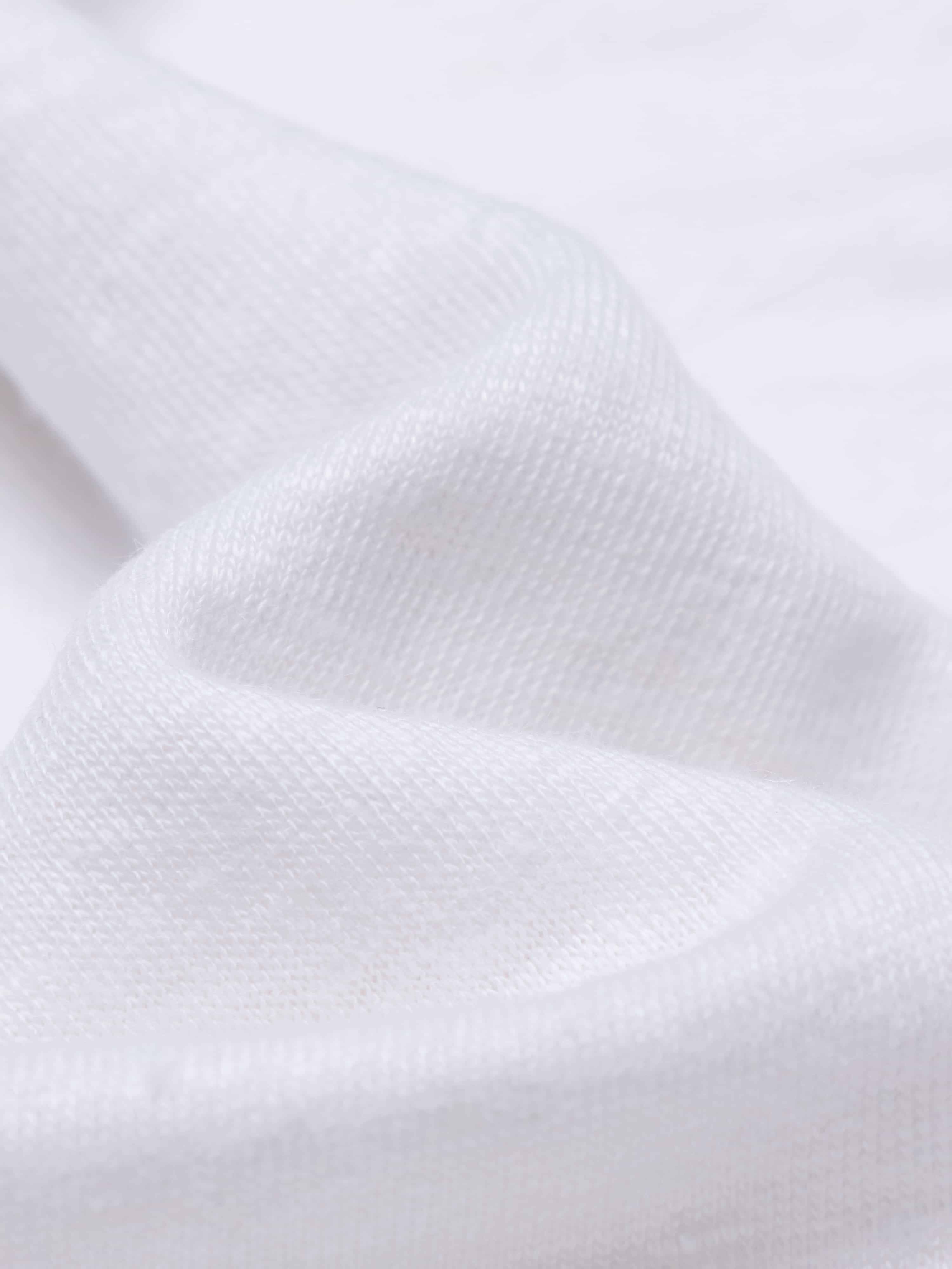 Natural Linen Printed T-shirt - Image 4