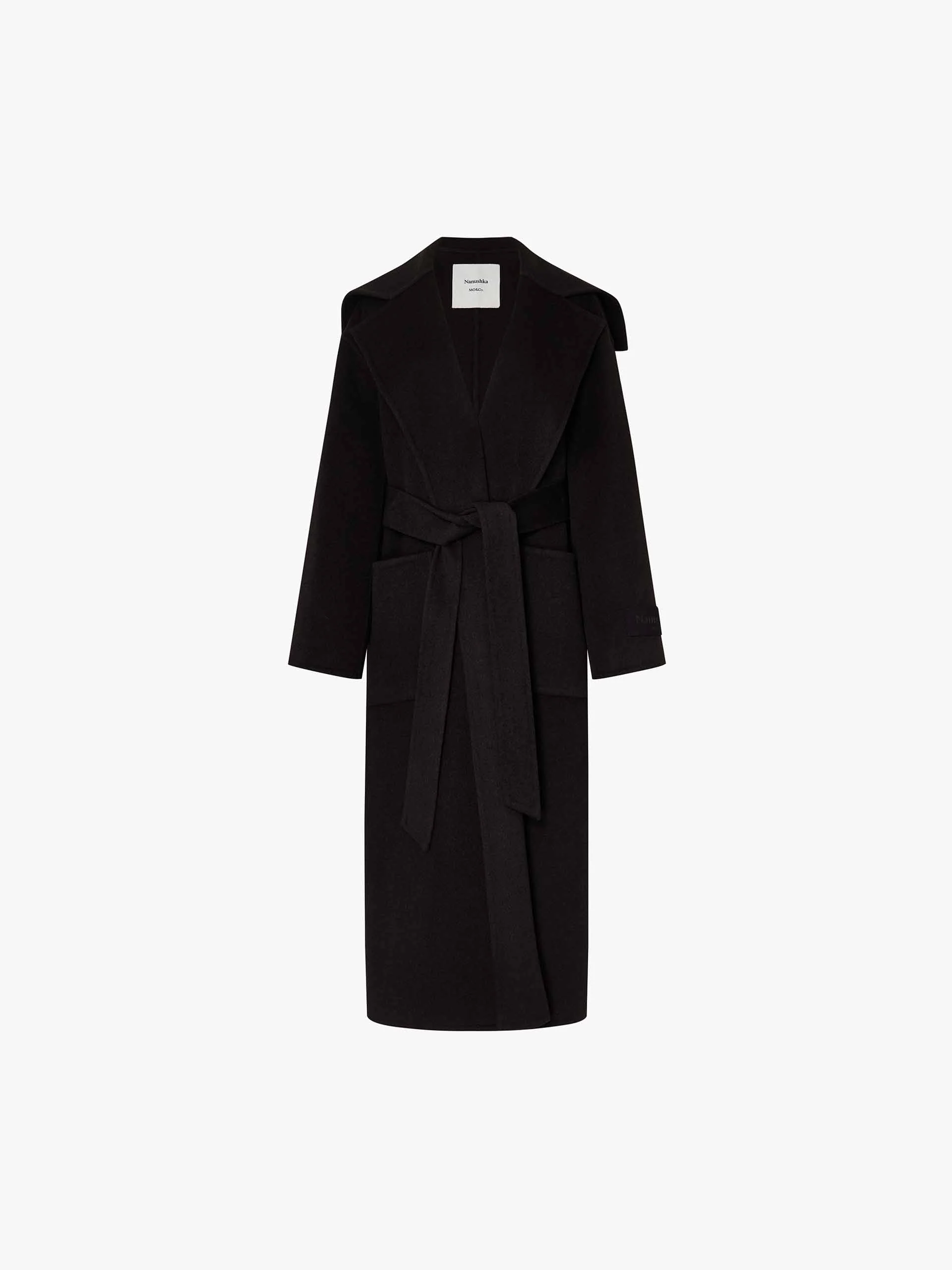Naval Collar Belted Overcoat - Image 5