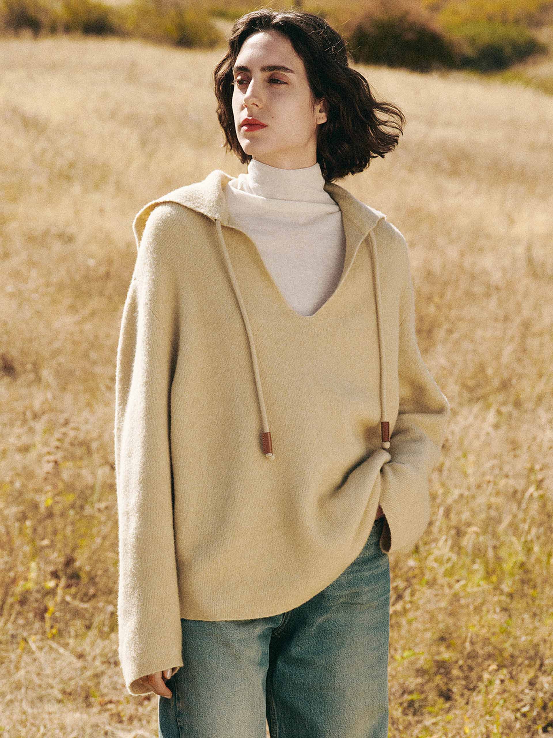 Naval Collar Relaxed Sweater - Image 2