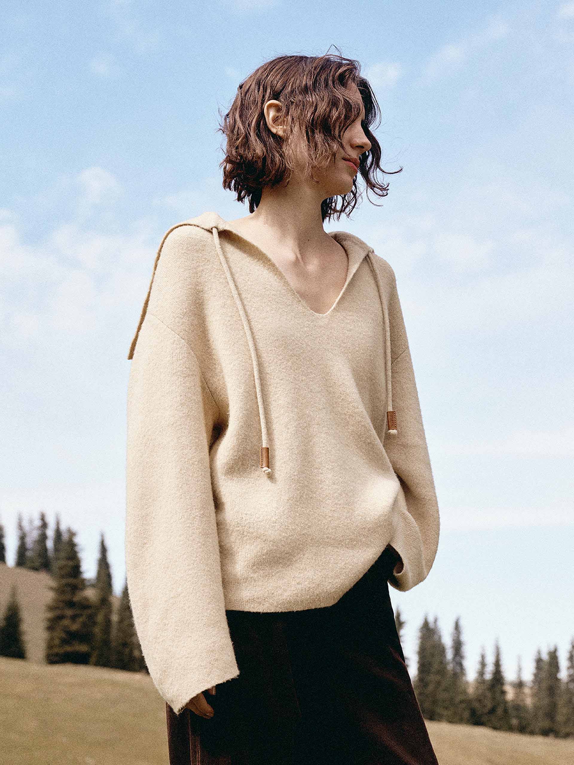 Naval Collar Relaxed Sweater - Image 6