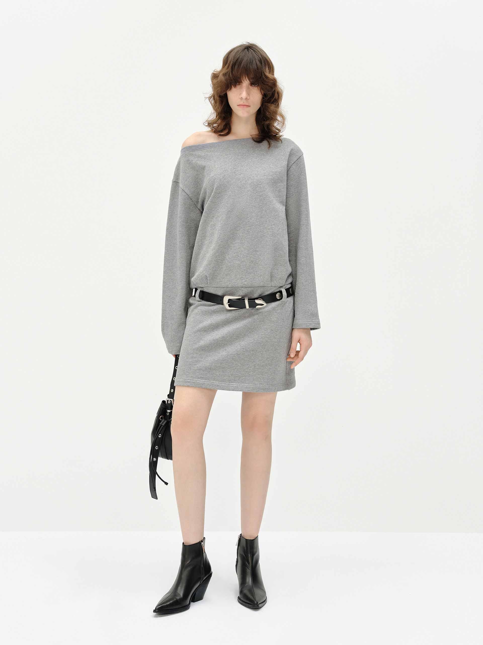 Off Shoulder Cotton Dress - Image 2