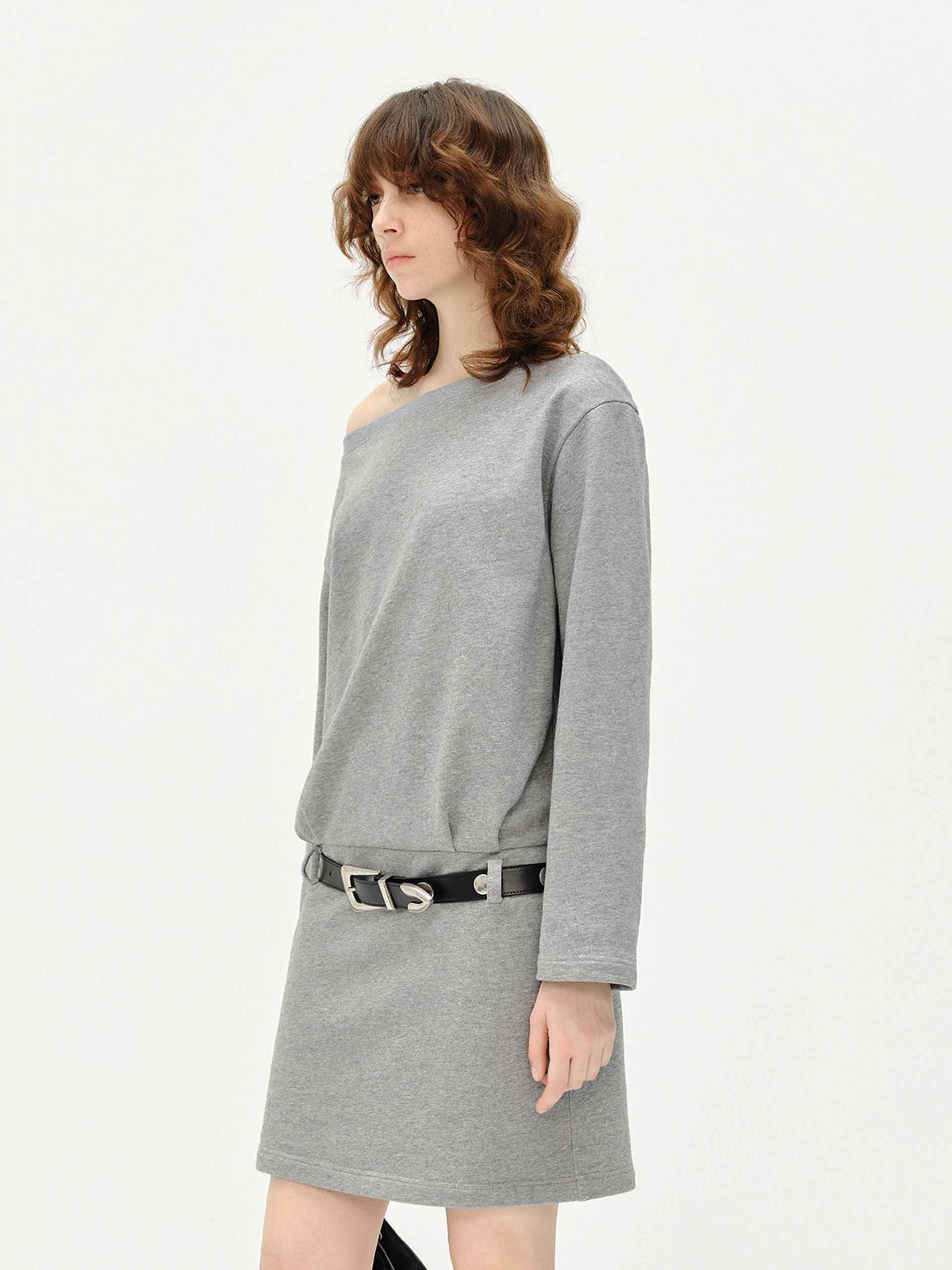 Off Shoulder Cotton Dress - Image 6
