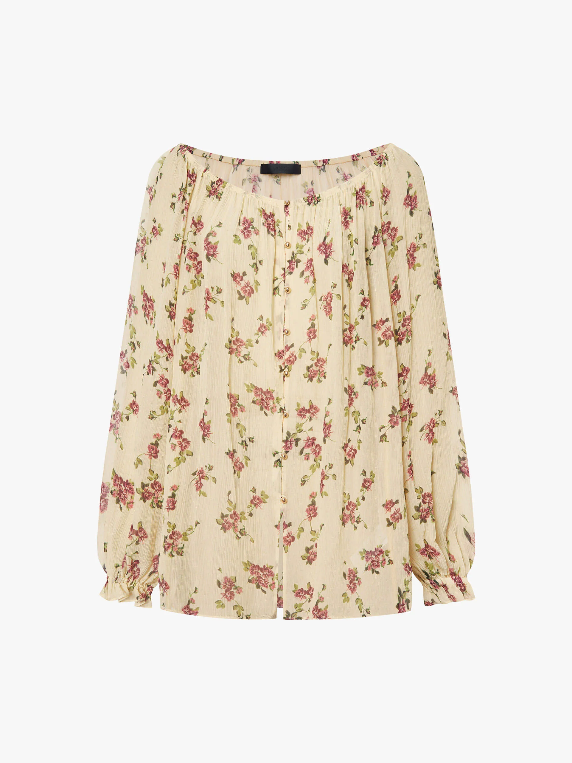 Off-shoulder Floral Blouse - Image 5