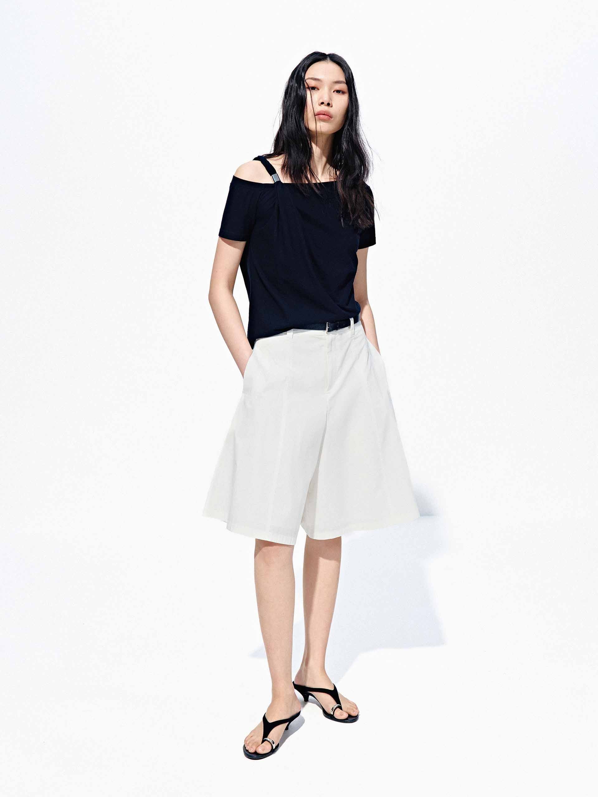 Off-Shoulder Cotton Top - Image 2