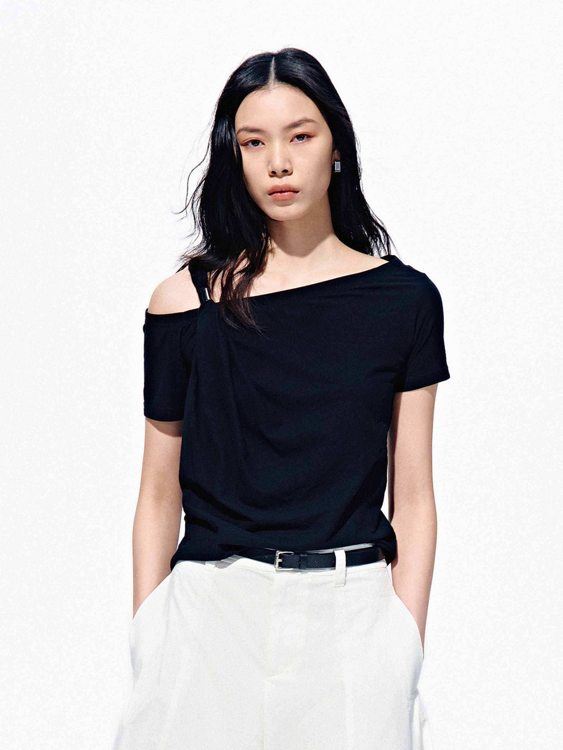 Off-Shoulder Cotton Top - Image 7