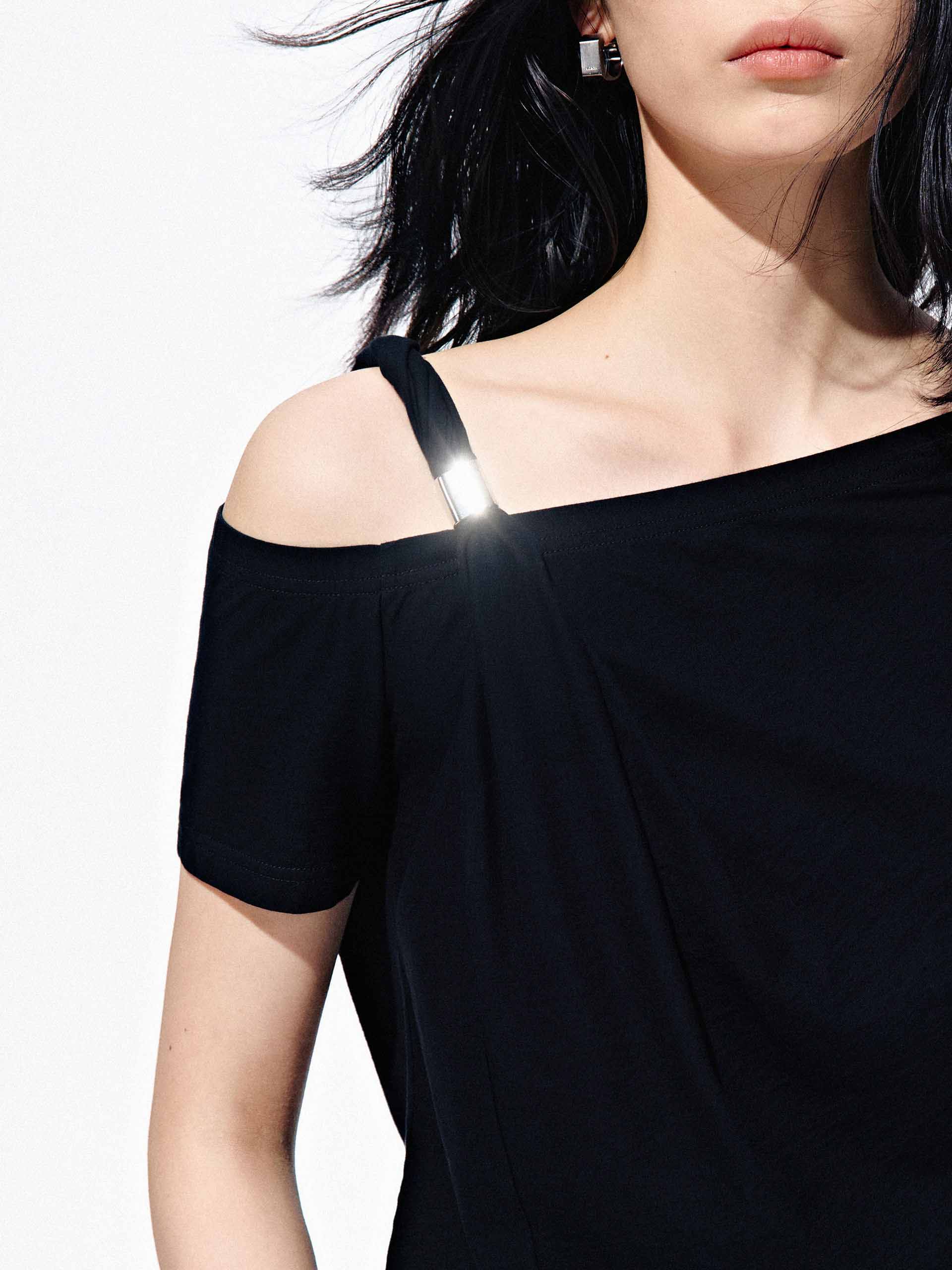 Off-Shoulder Cotton Top - Image 8