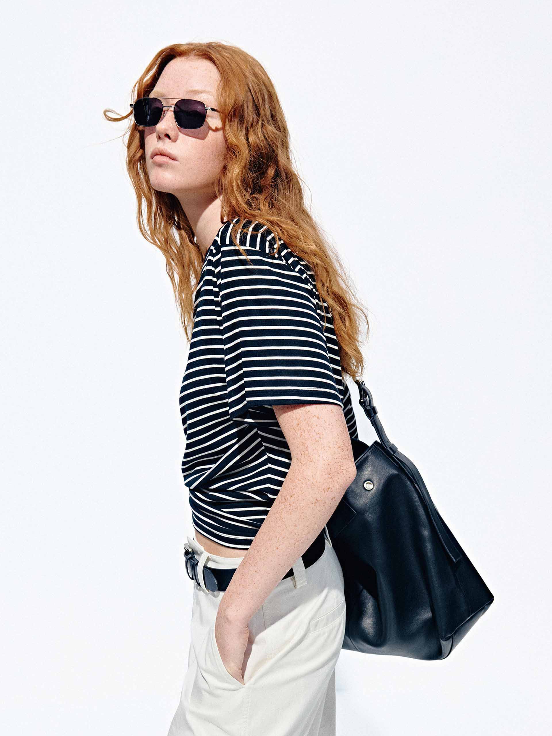 Off Shoulder Striped Top - Image 6