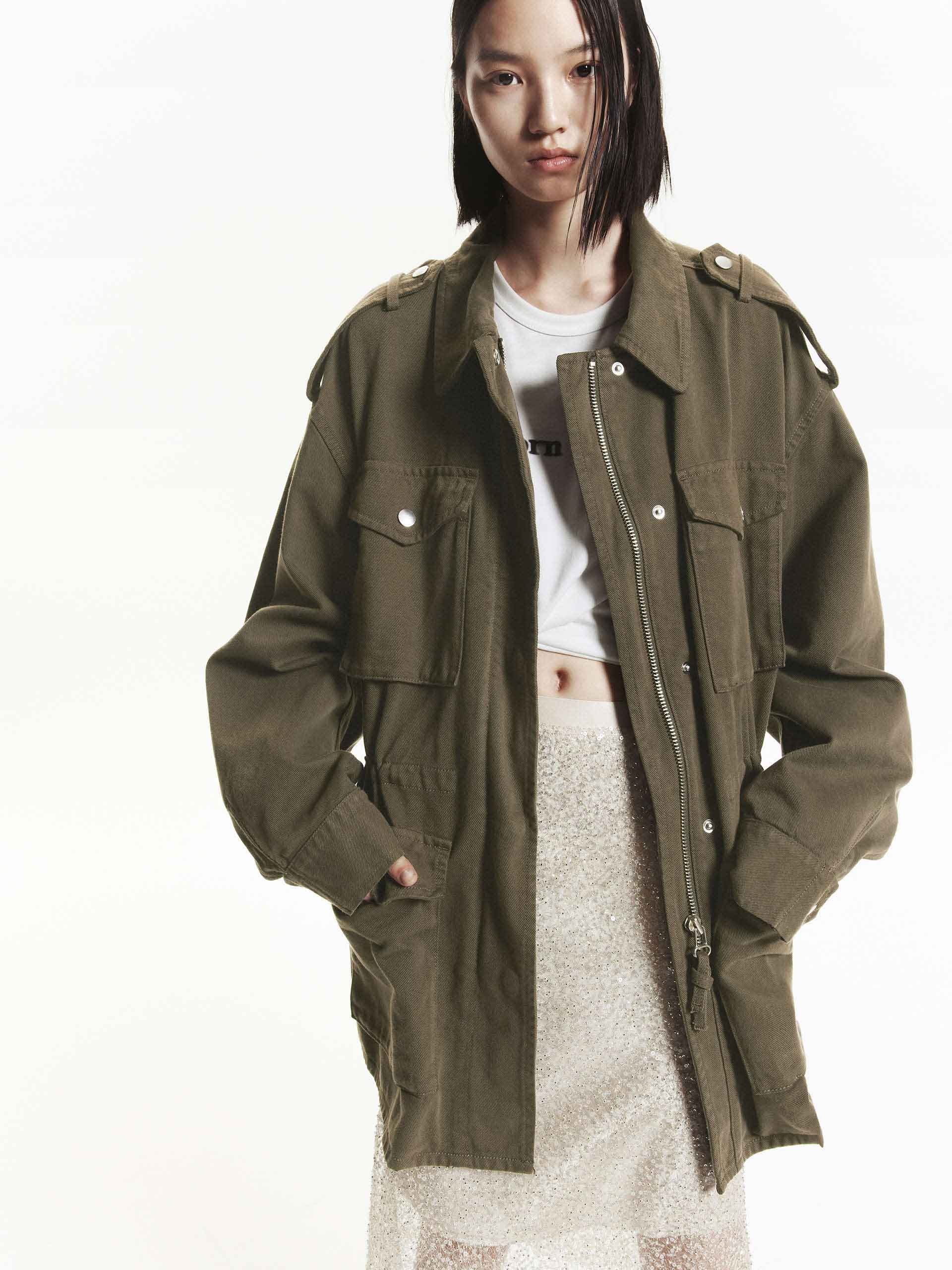 Oversize Pockets Coat - Image 8