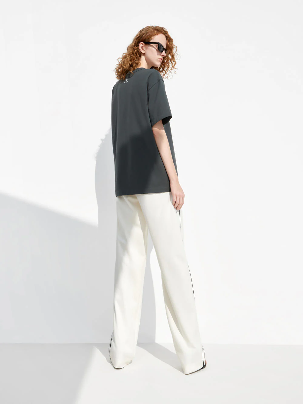 Oversized Print Cotton Tee - Image 13