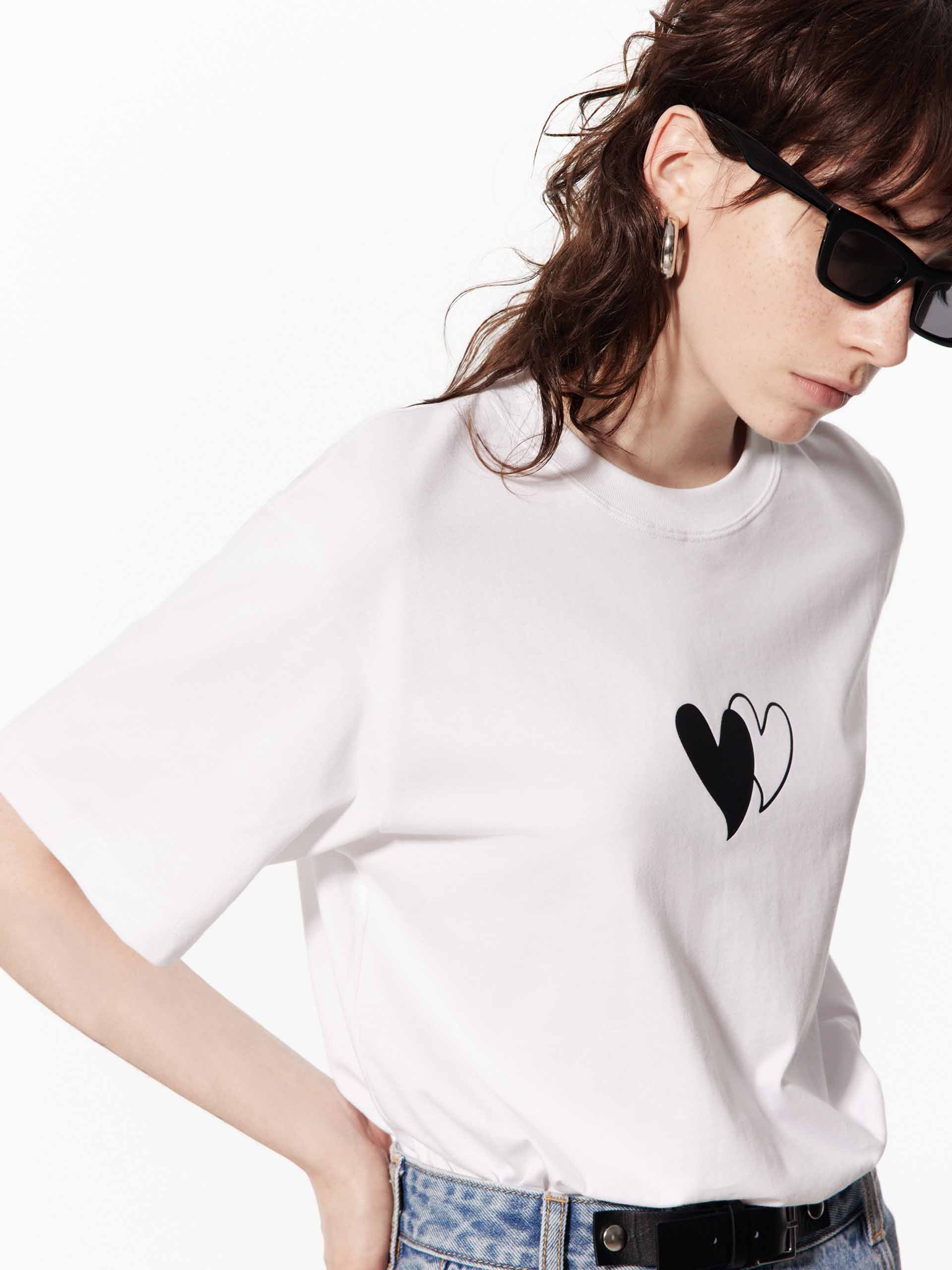 Oversized Print Cotton Tee - Image 4