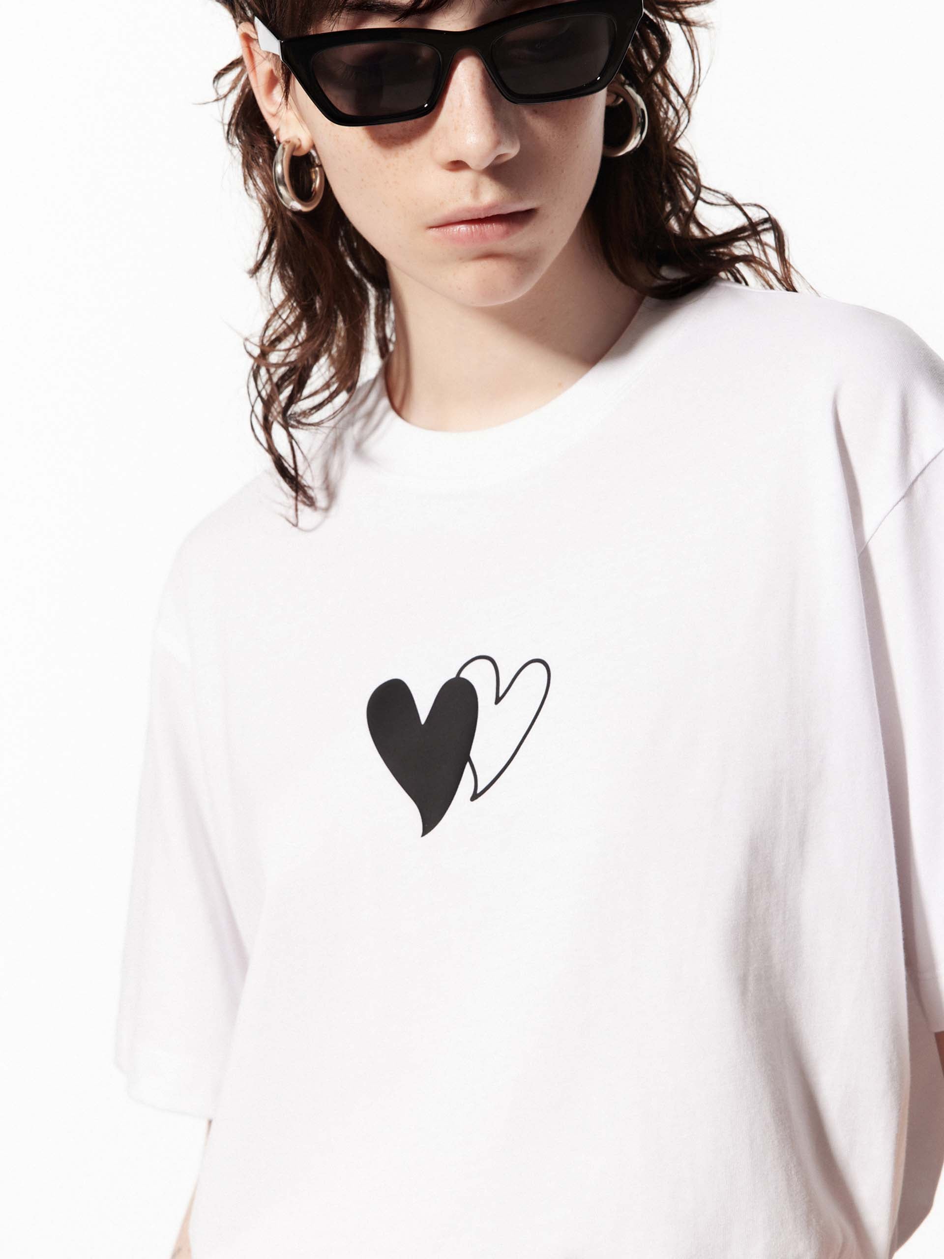 Oversized Print Cotton Tee - Image 5