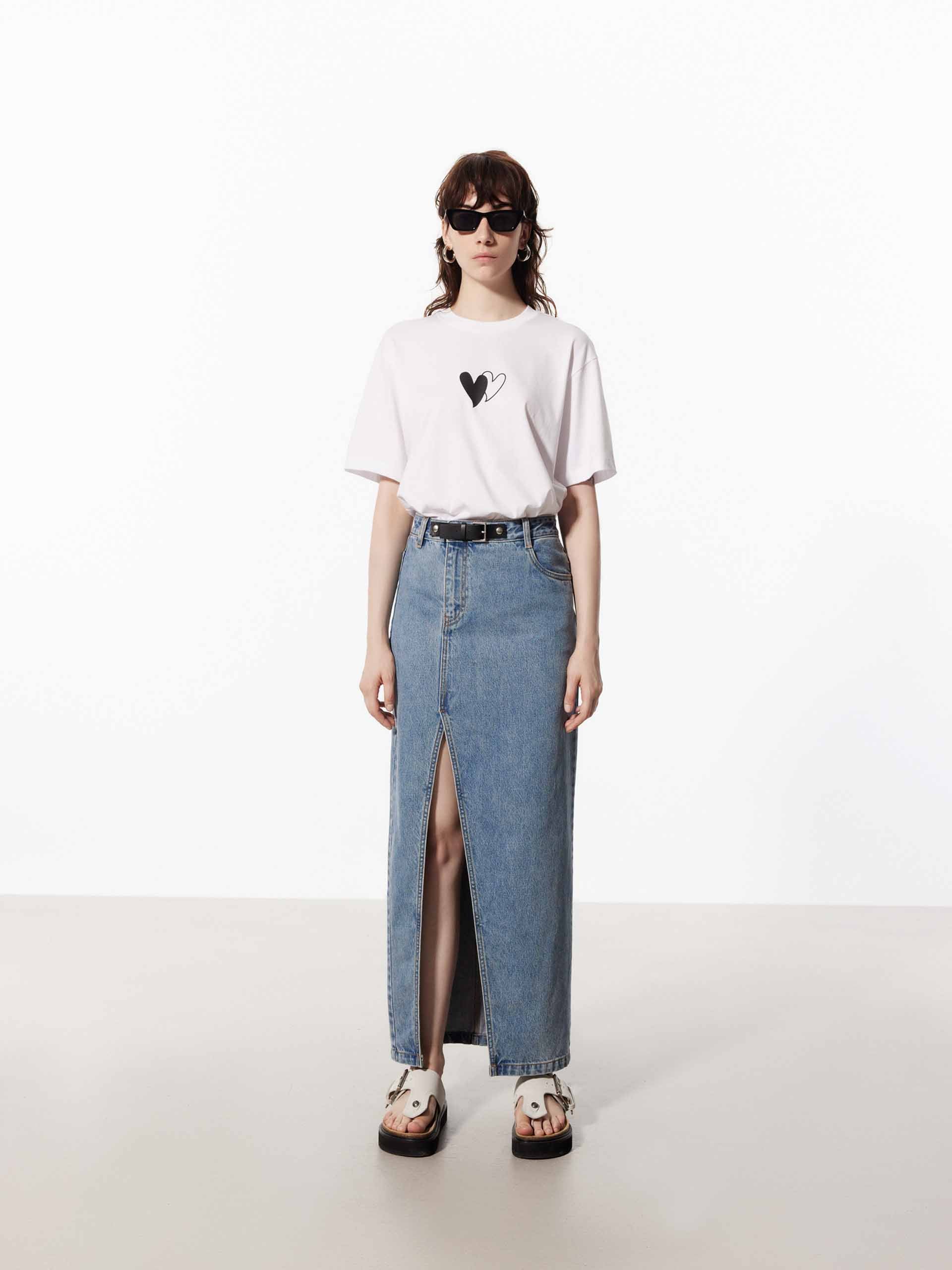 Oversized Print Cotton Tee - Image 6