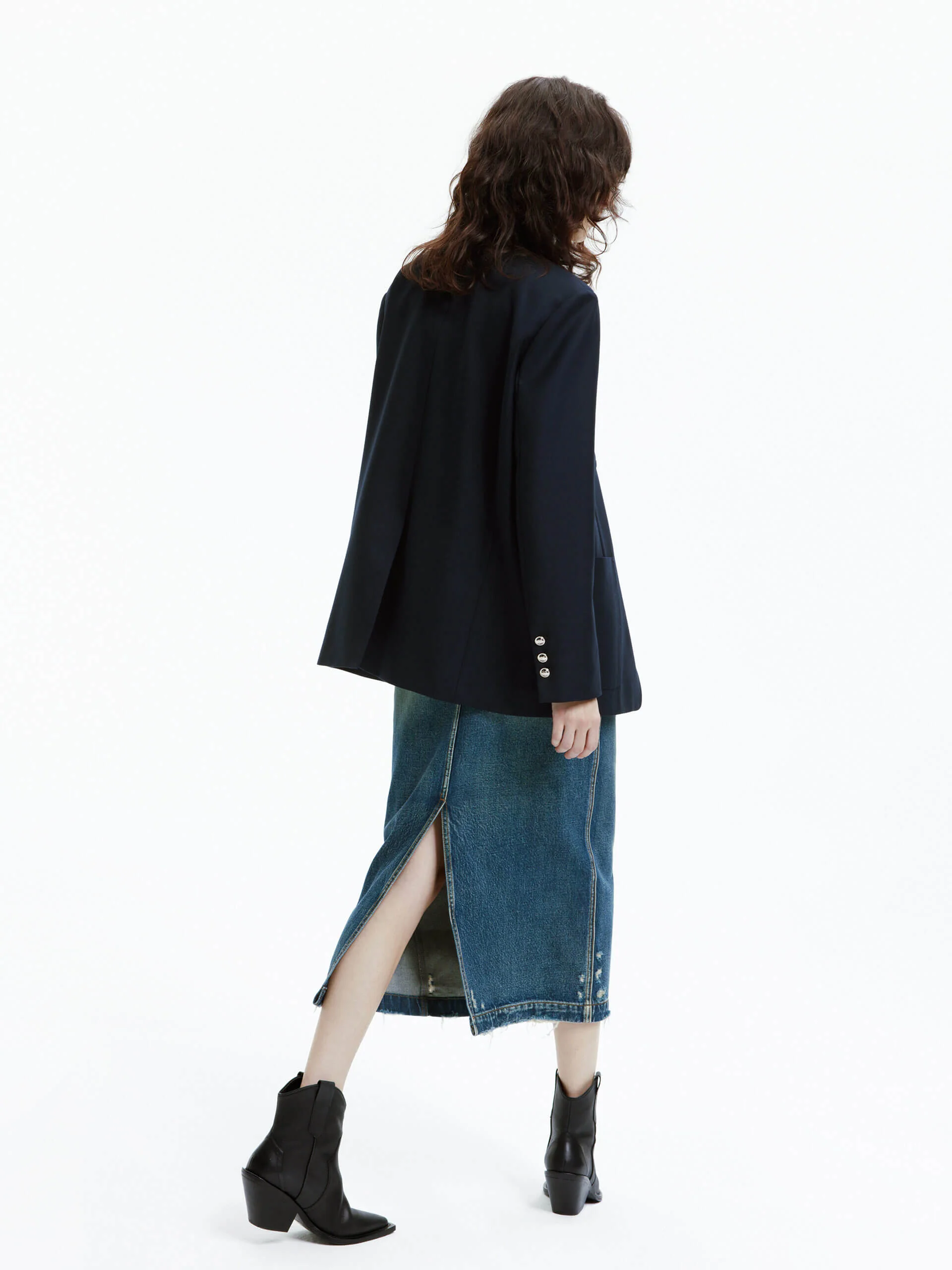 Oversized Single Breasted Blazer - Image 4