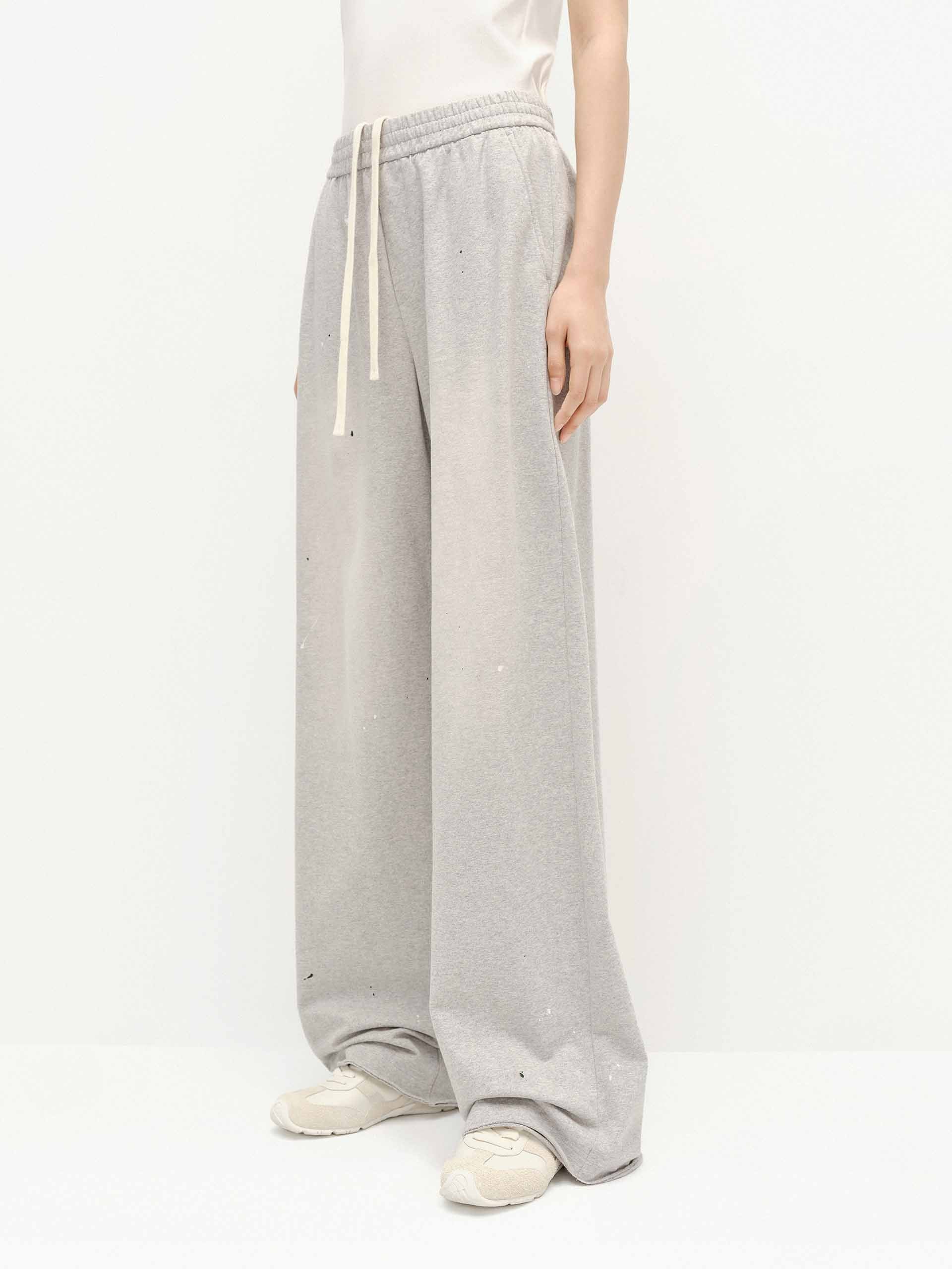 Paint Detail Cotton Pants - Image 6
