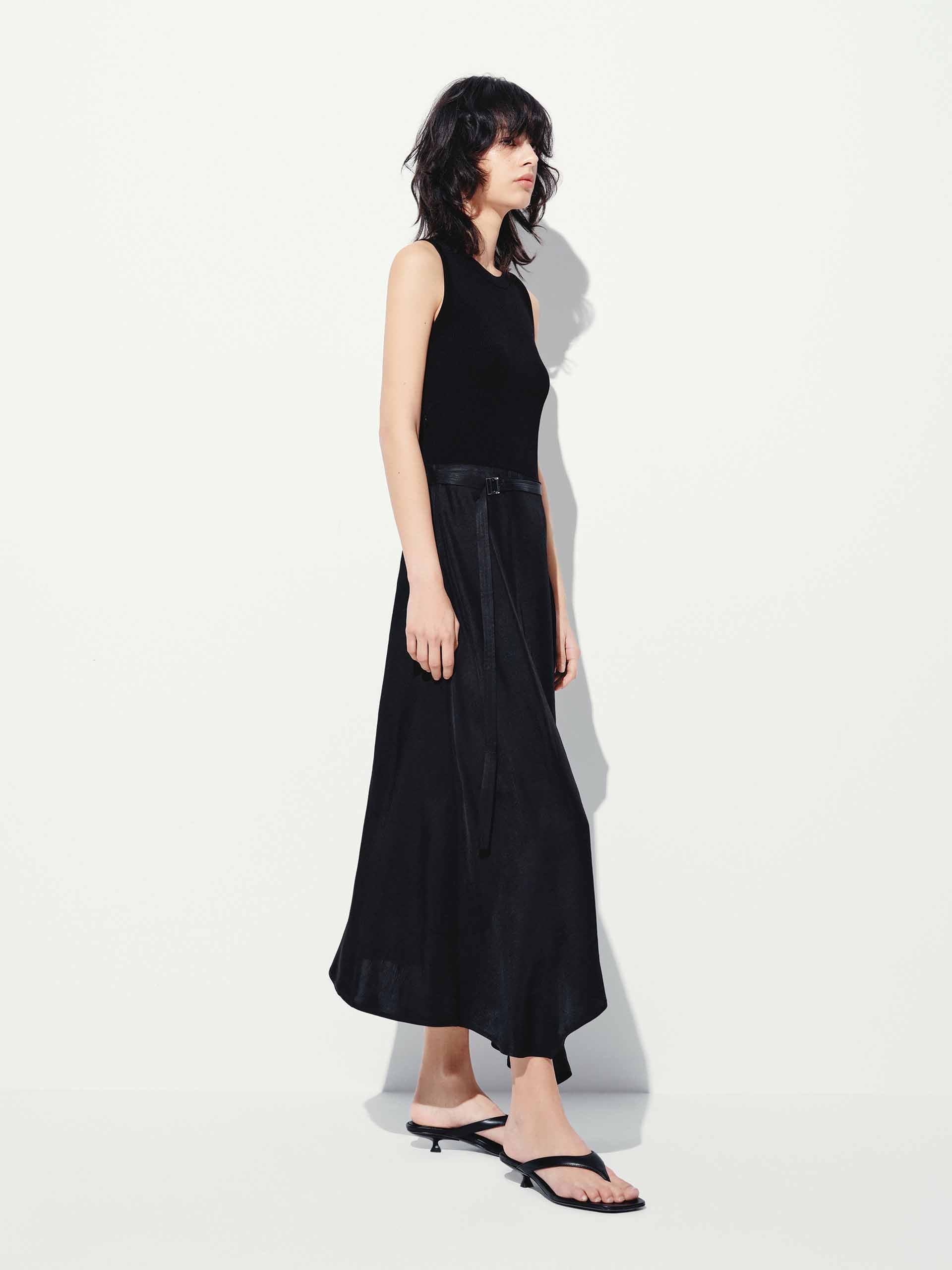 Paneled Asymmetrical Midi Dress - Image 6