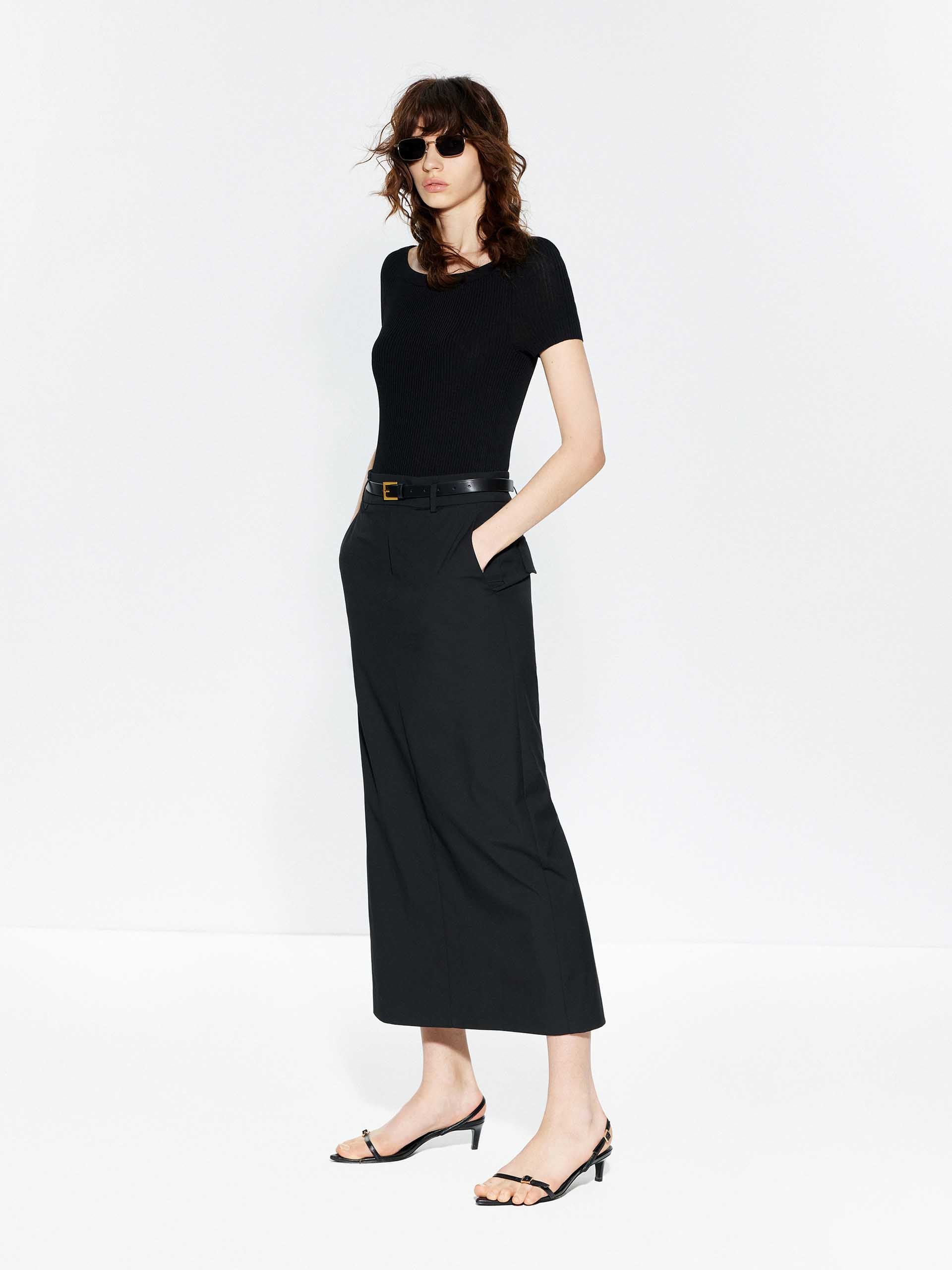 Paneled Back Slit Dress - Image 2
