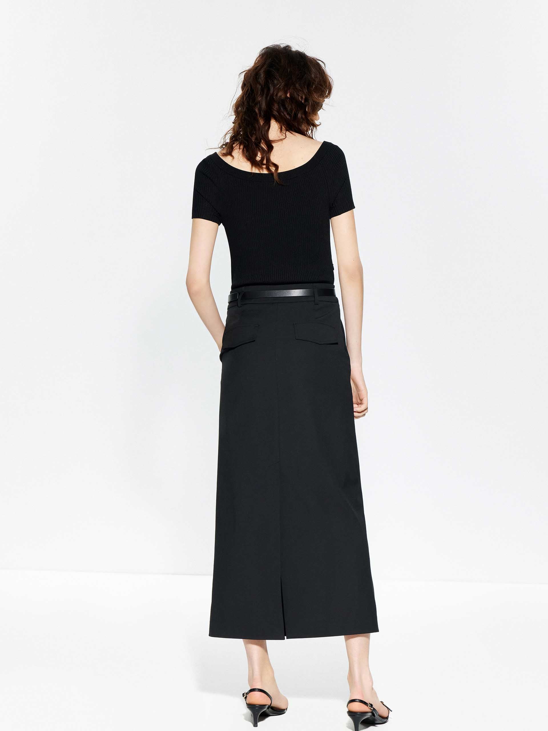 Paneled Back Slit Dress - Image 3
