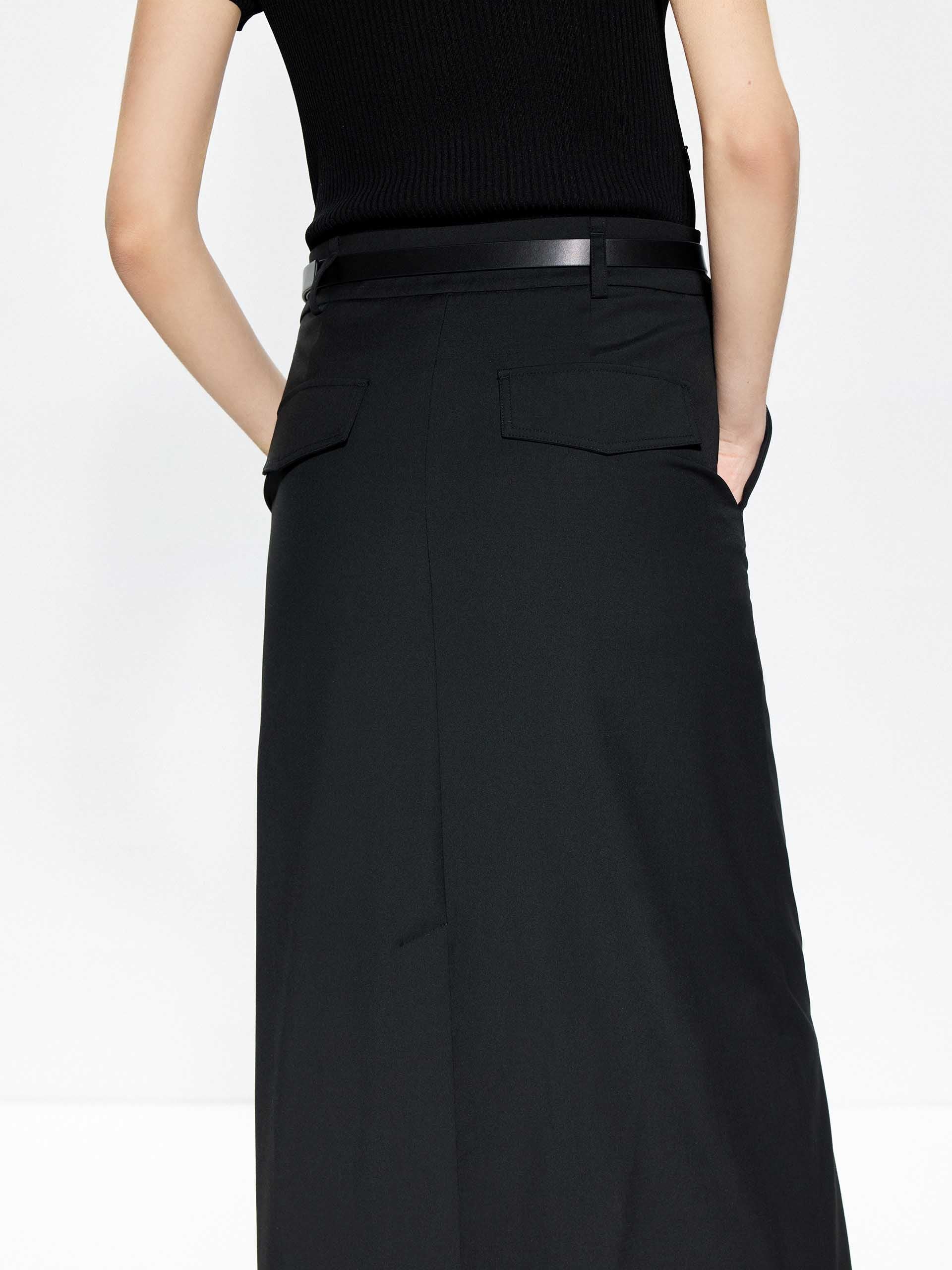Paneled Back Slit Dress - Image 8