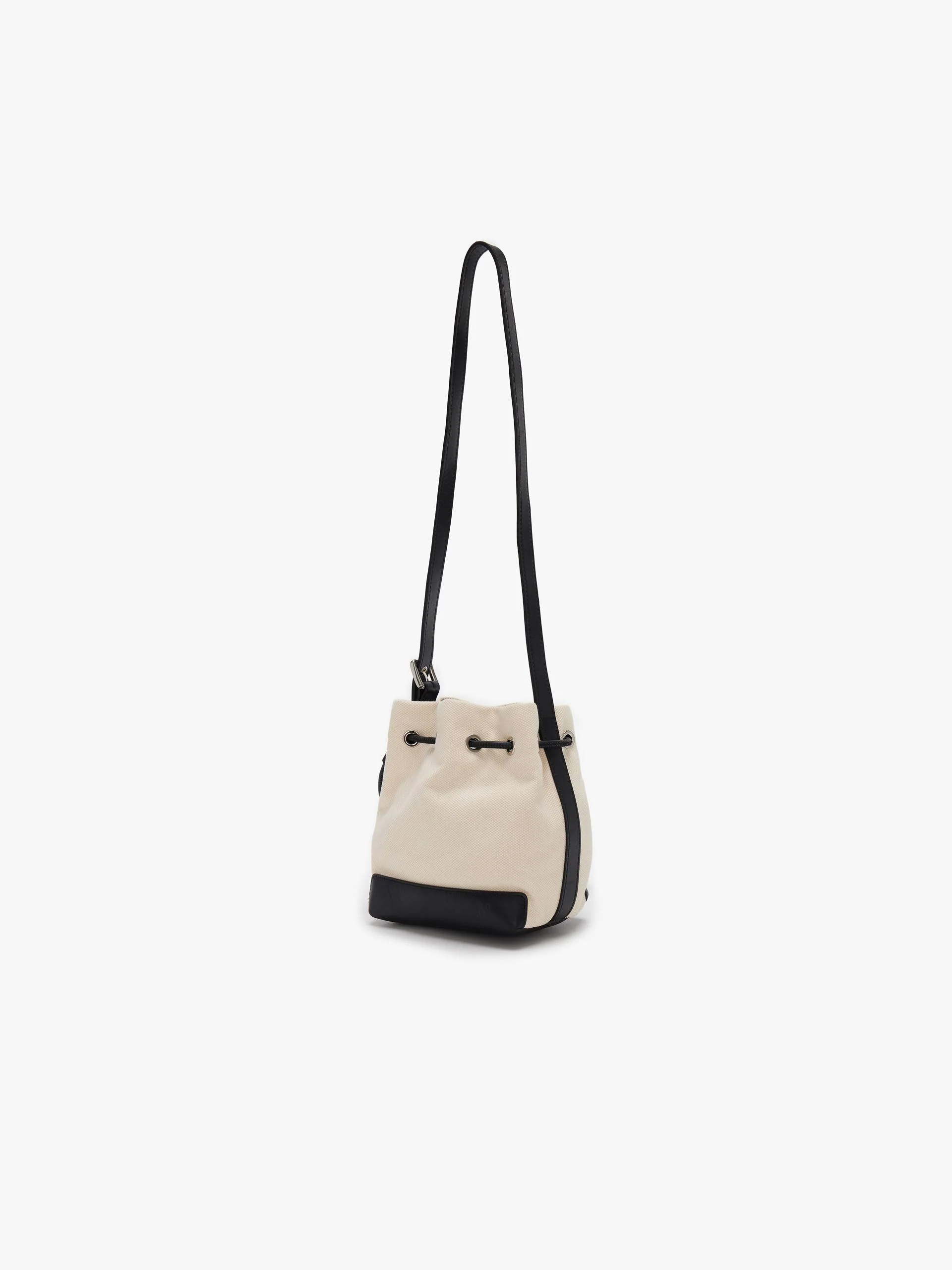 Paneled Detail Bucket Bag - Image 2