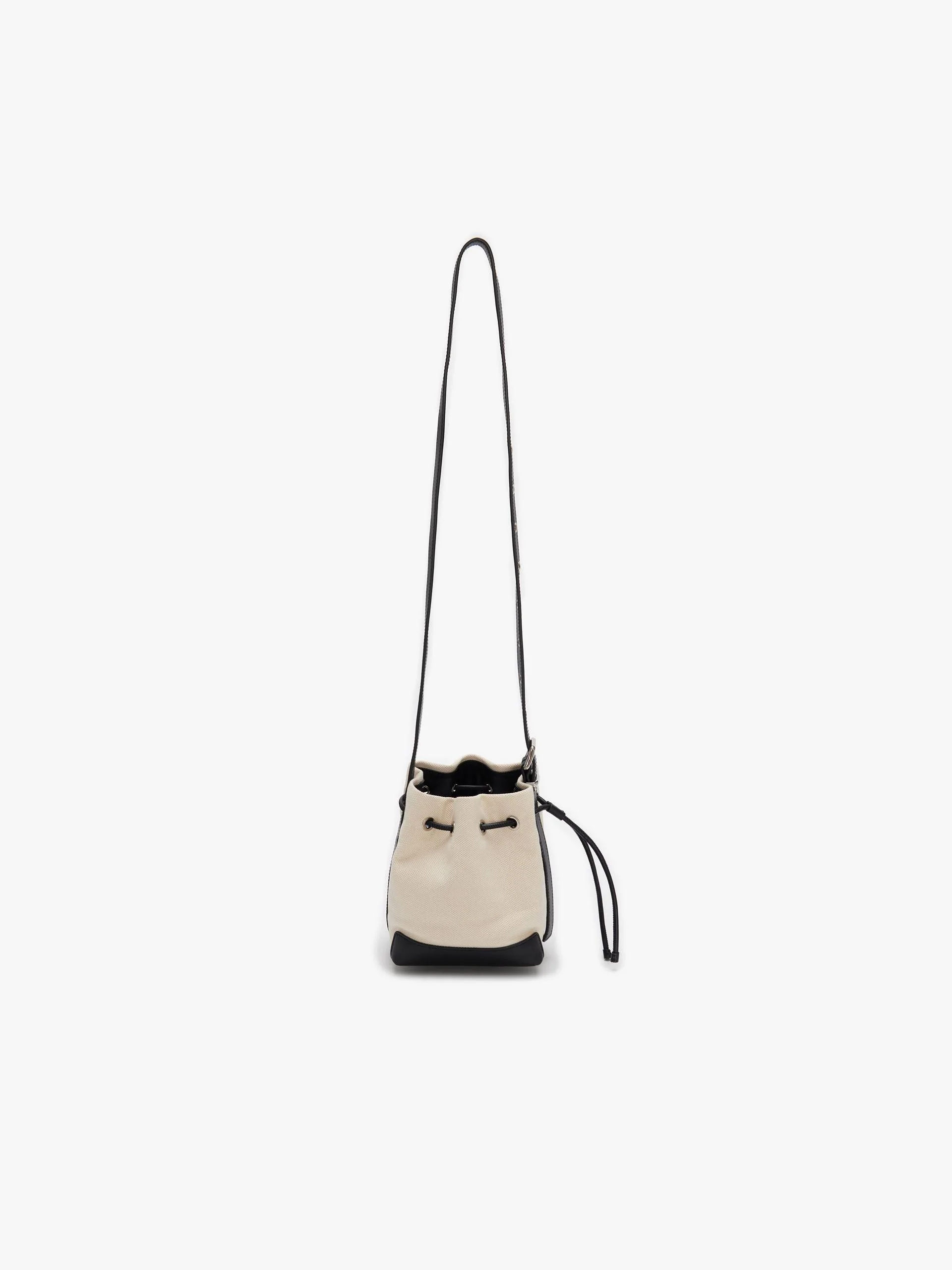 Paneled Detail Bucket Bag - Image 5