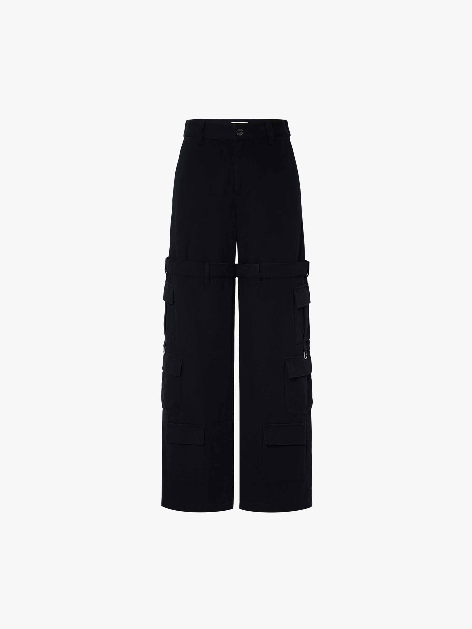 Paneled Detail Cargo Pants - Image 5
