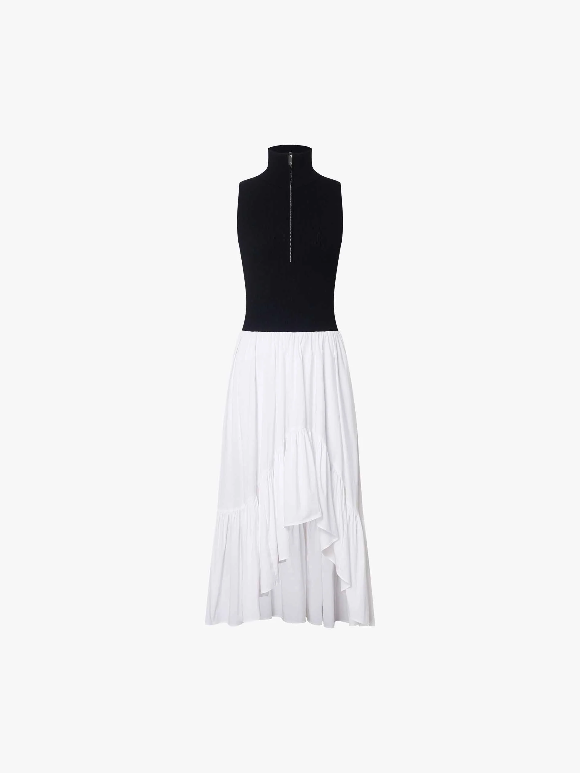 Paneled Detail Midi Dress - Image 5