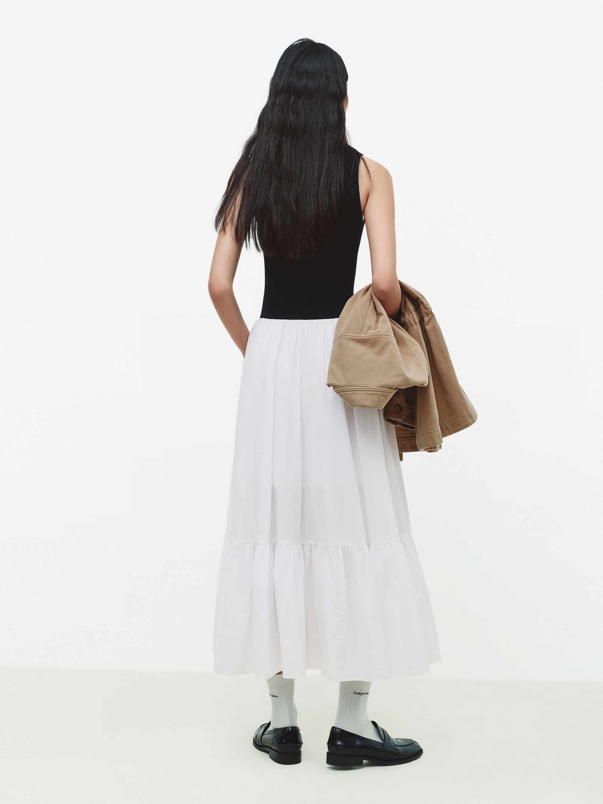 Paneled Detail Midi Dress - Image 6