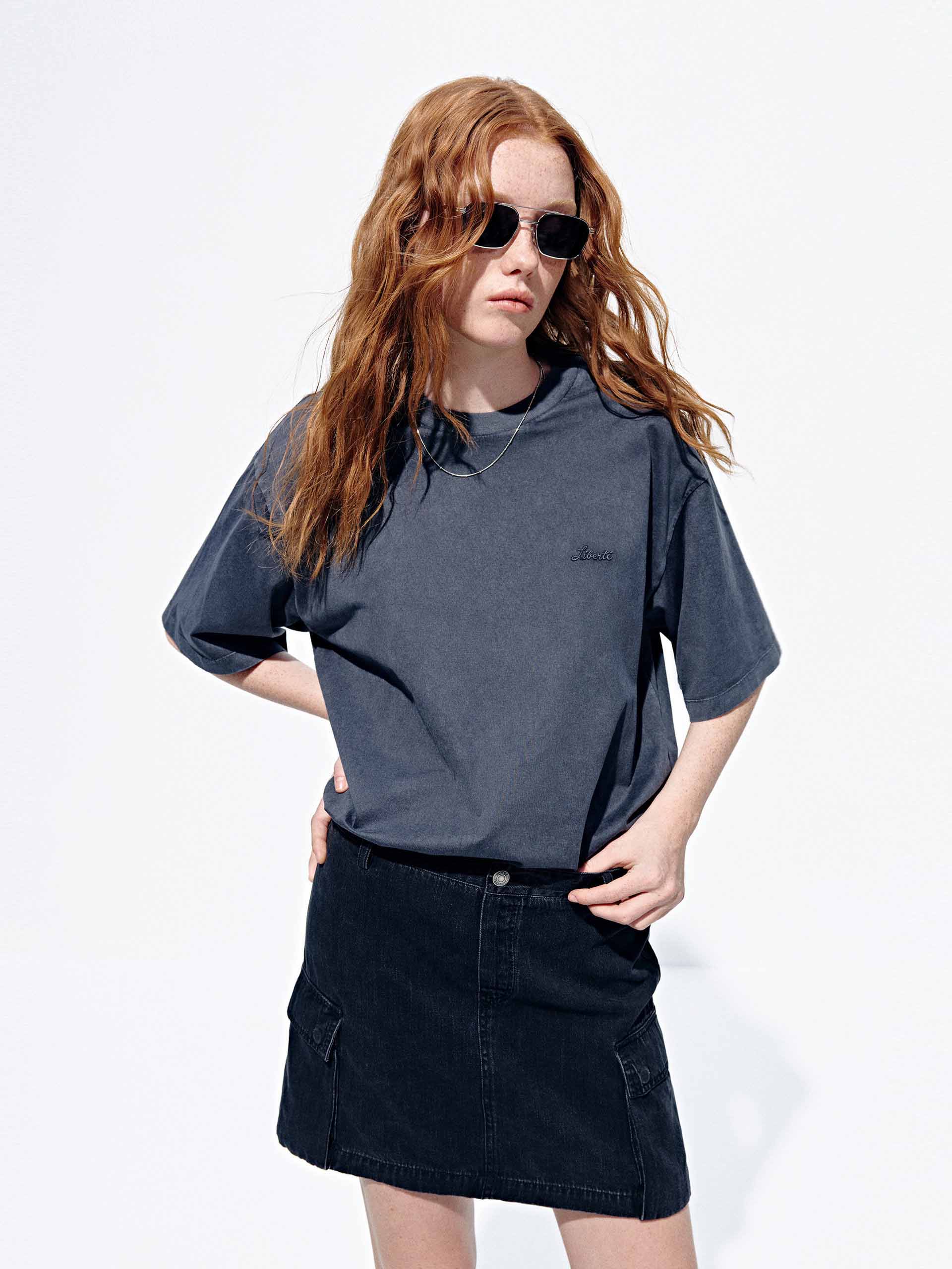 Paneled Detail T-shirt Dress