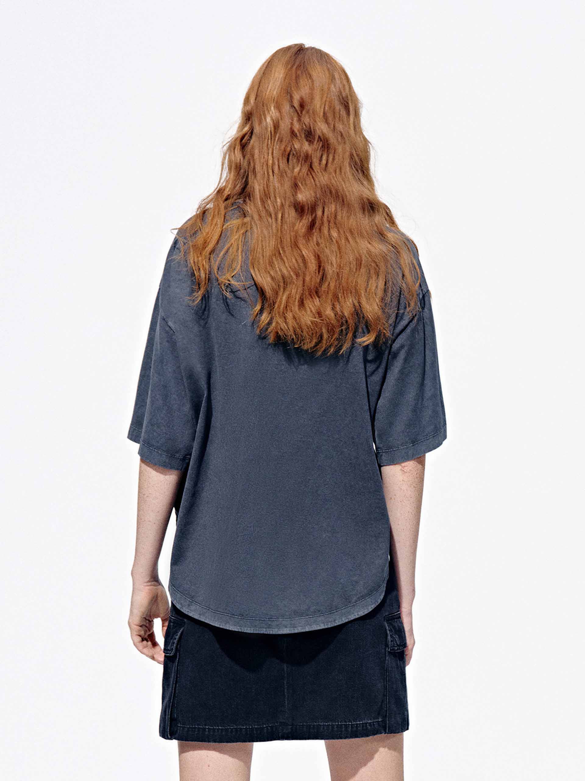 Paneled Detail T-shirt Dress - Image 6