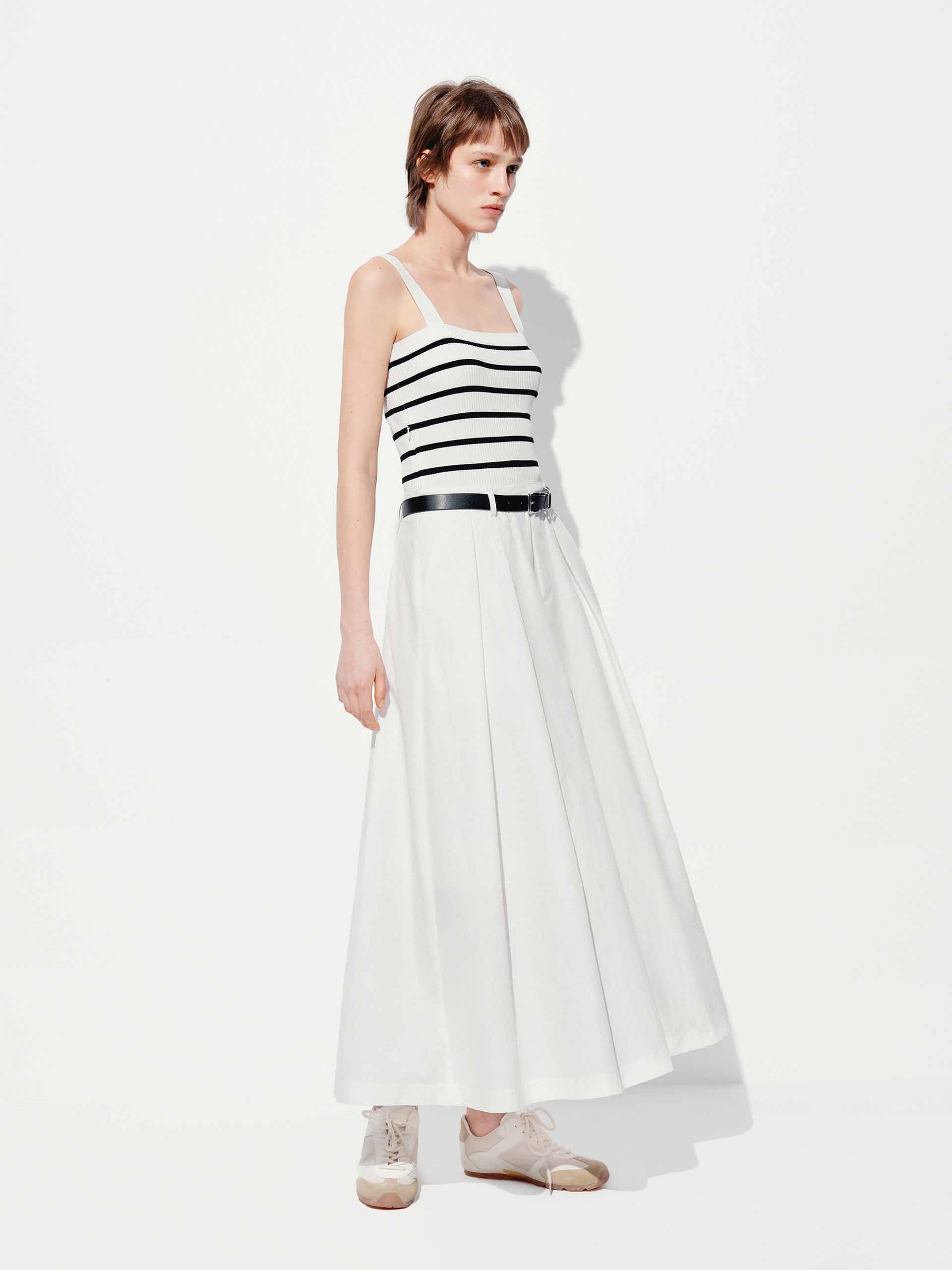 Paneled Detail Tank Dress - Image 2