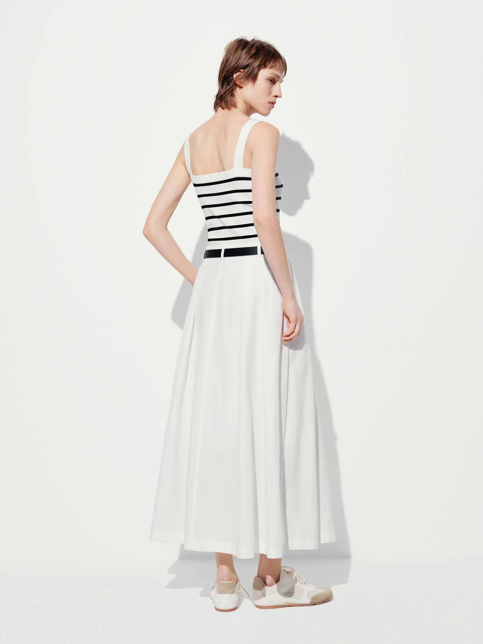 Paneled Detail Tank Dress - Image 3