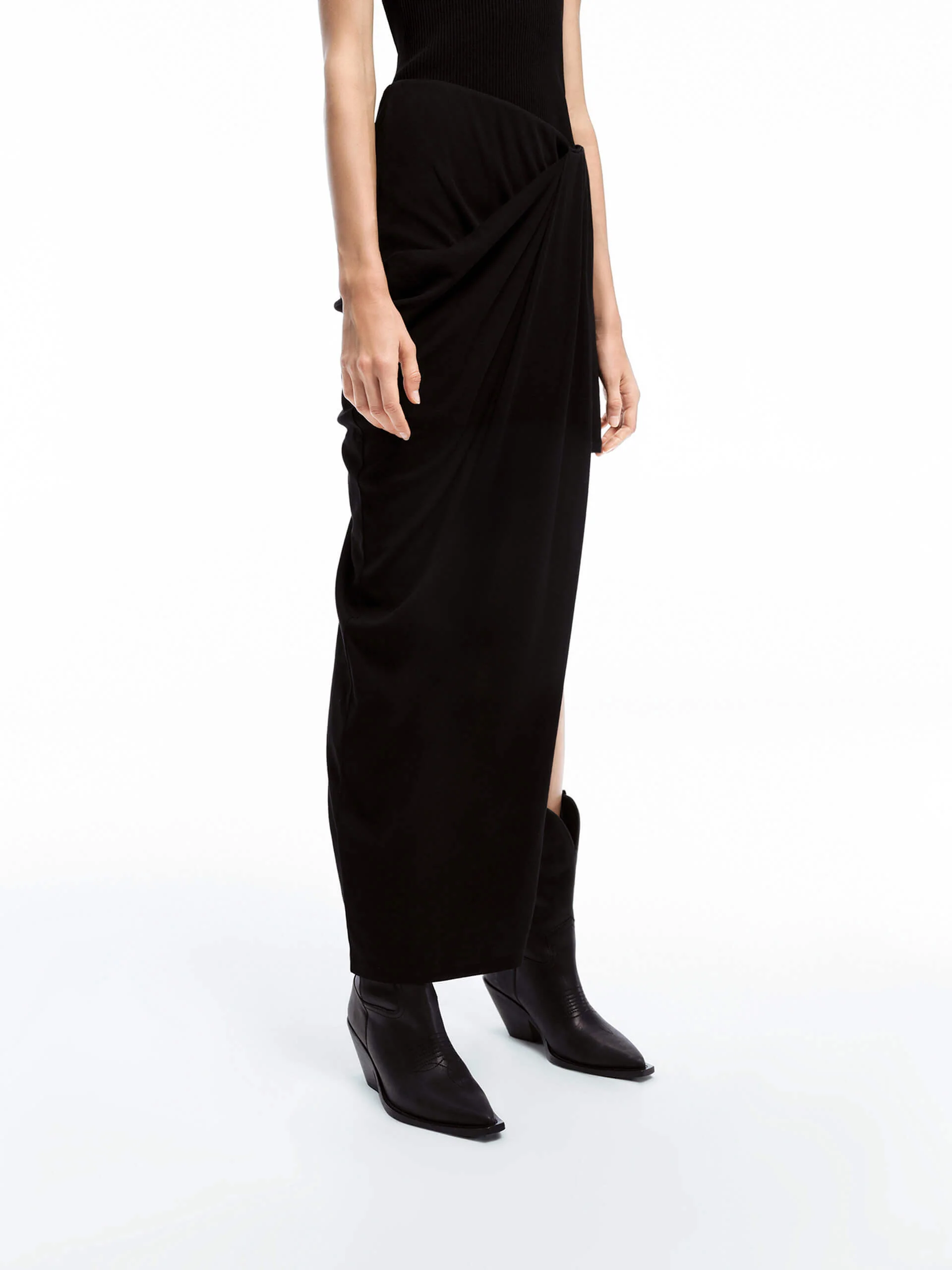 Paneled Elasticated Waist Skirt - Image 5