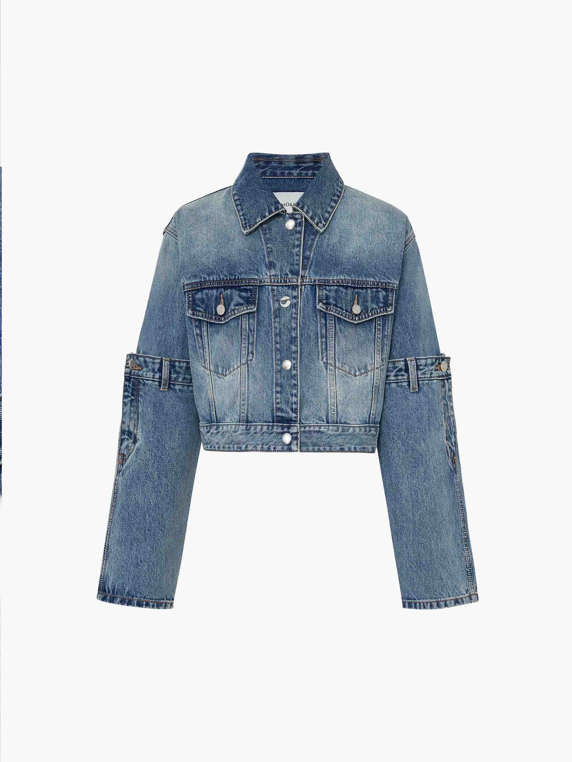 Paneled Open Elbow Jacket - Image 5
