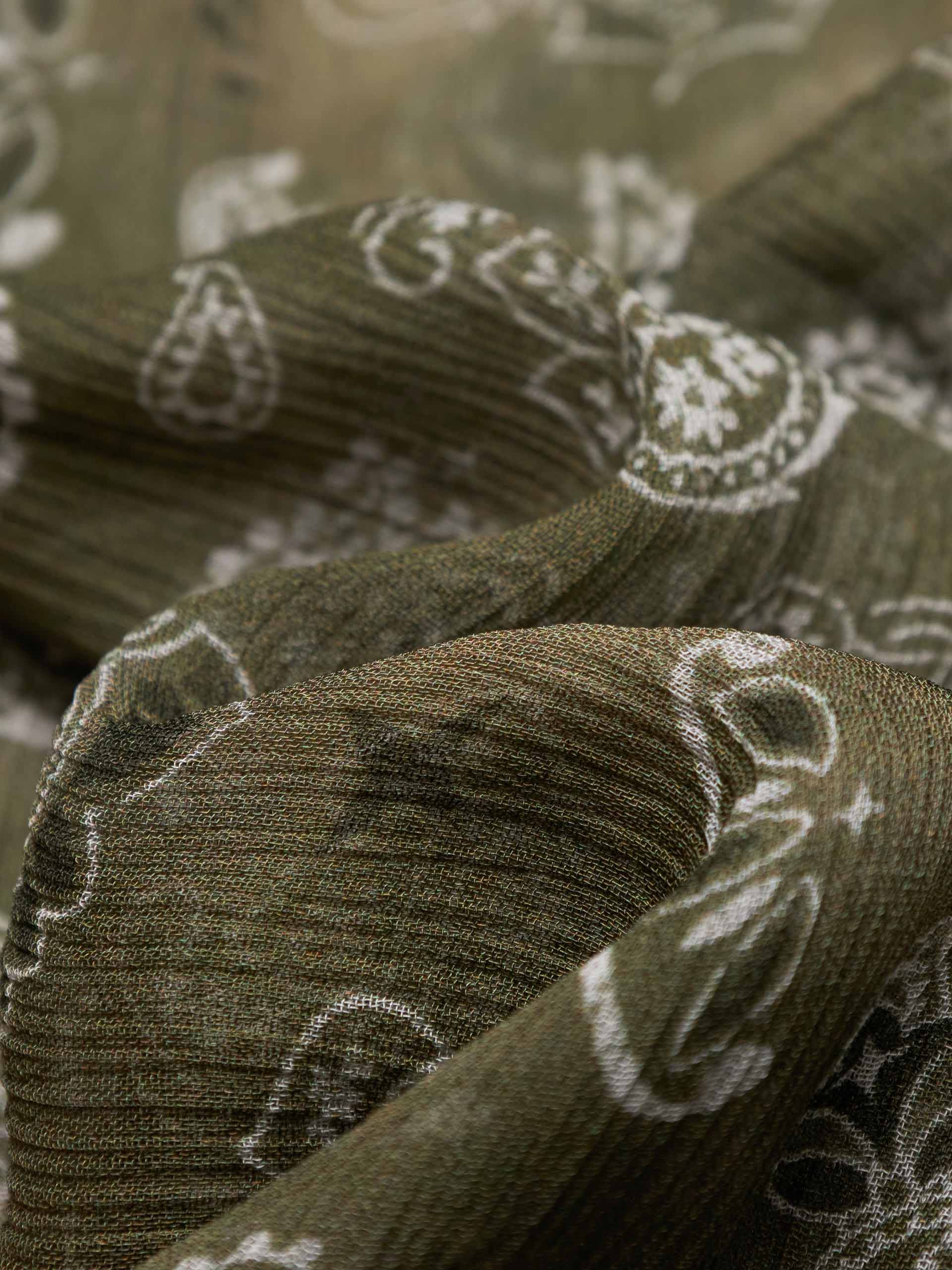 Paneled Paisley Maxi Dress - Image 4