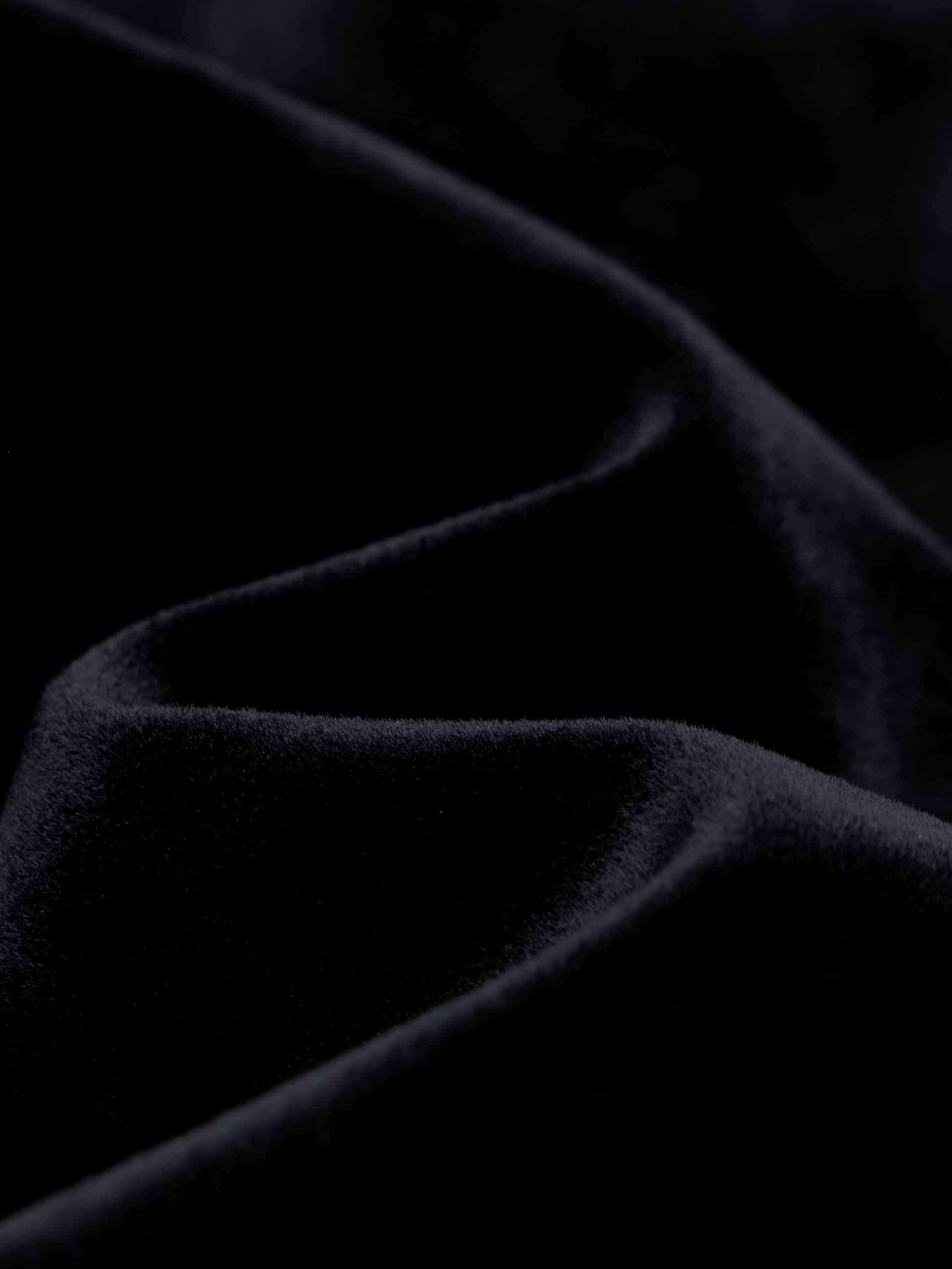 Paneled Satin Velvet Trousers - Image 4