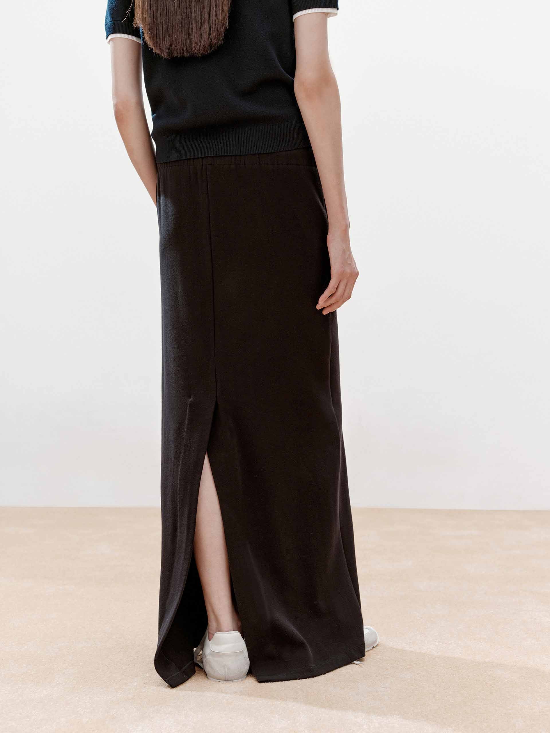 Paneled Waistband Drawstring Skirt - Image 14