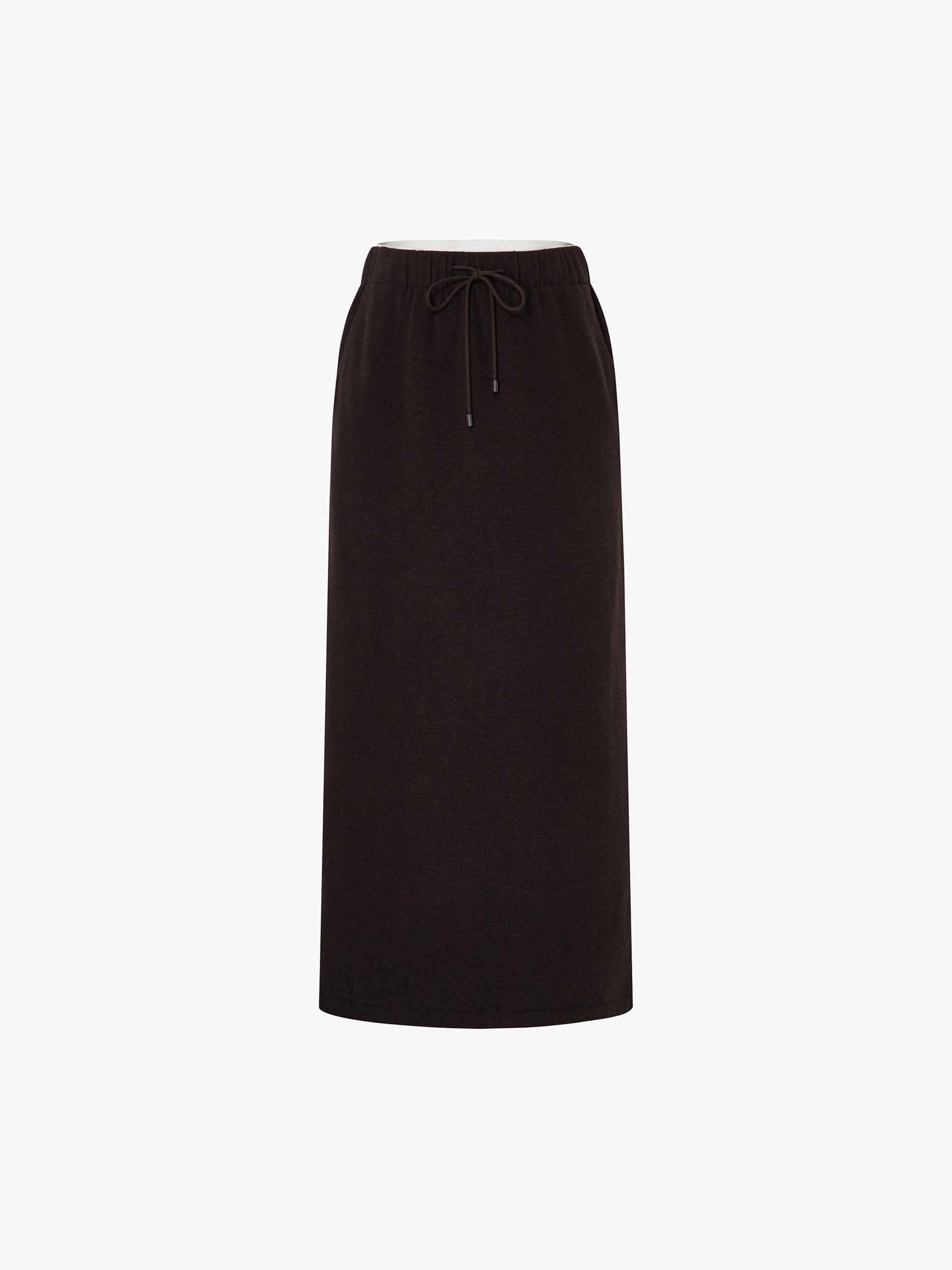 Paneled Waistband Drawstring Skirt - Image 5