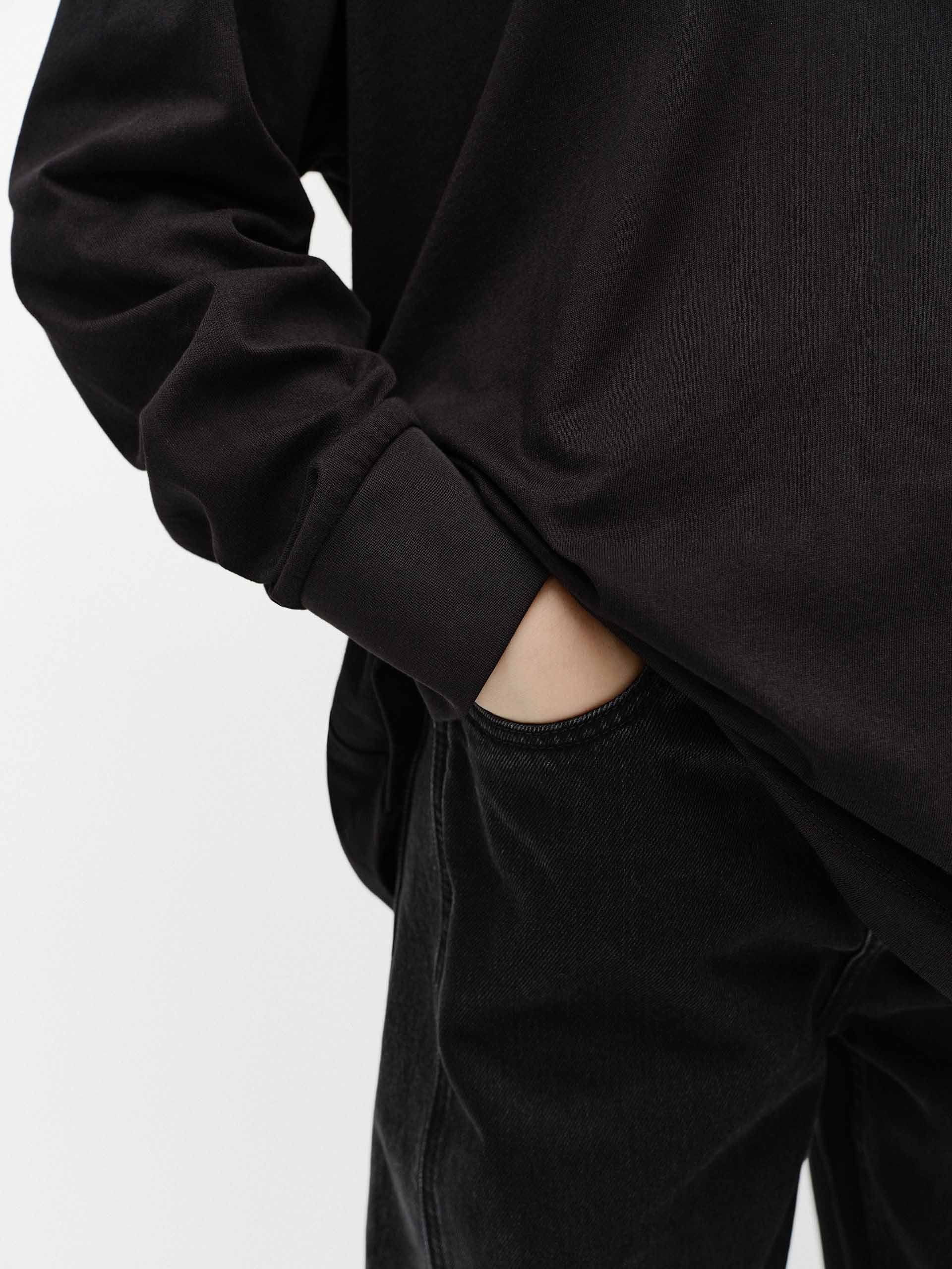 Paneled Wide Leg Jeans - Image 8