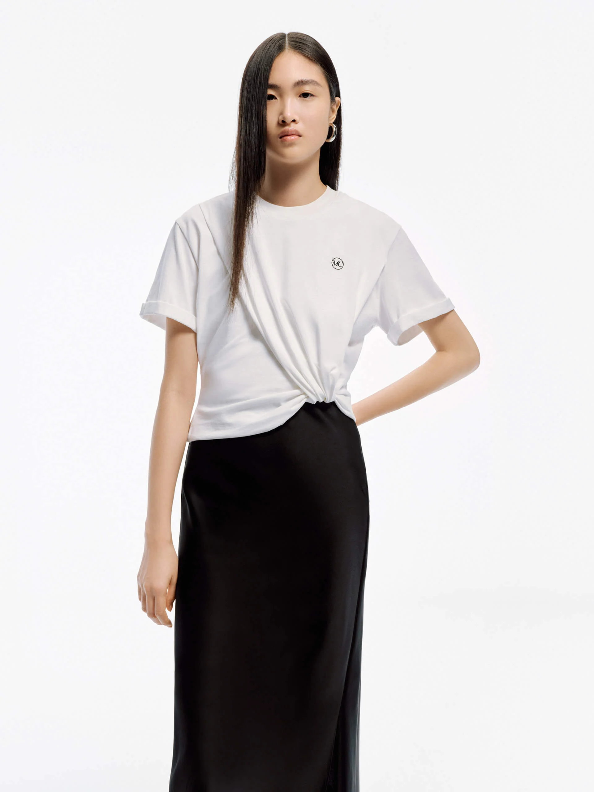 Panled Twist Detail Dress - Image 16