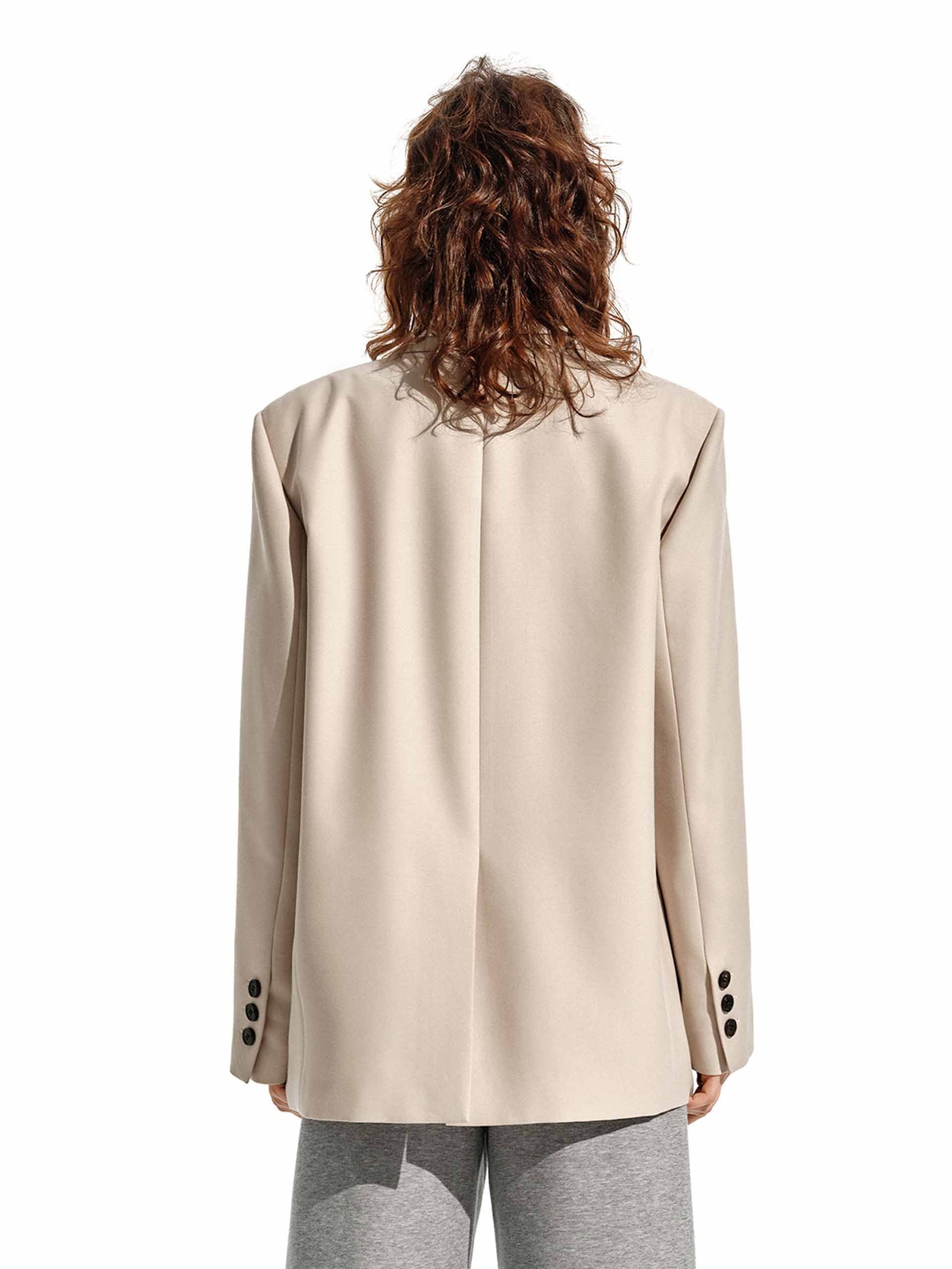 Patch Pocket Tailored Blazer - Image 3