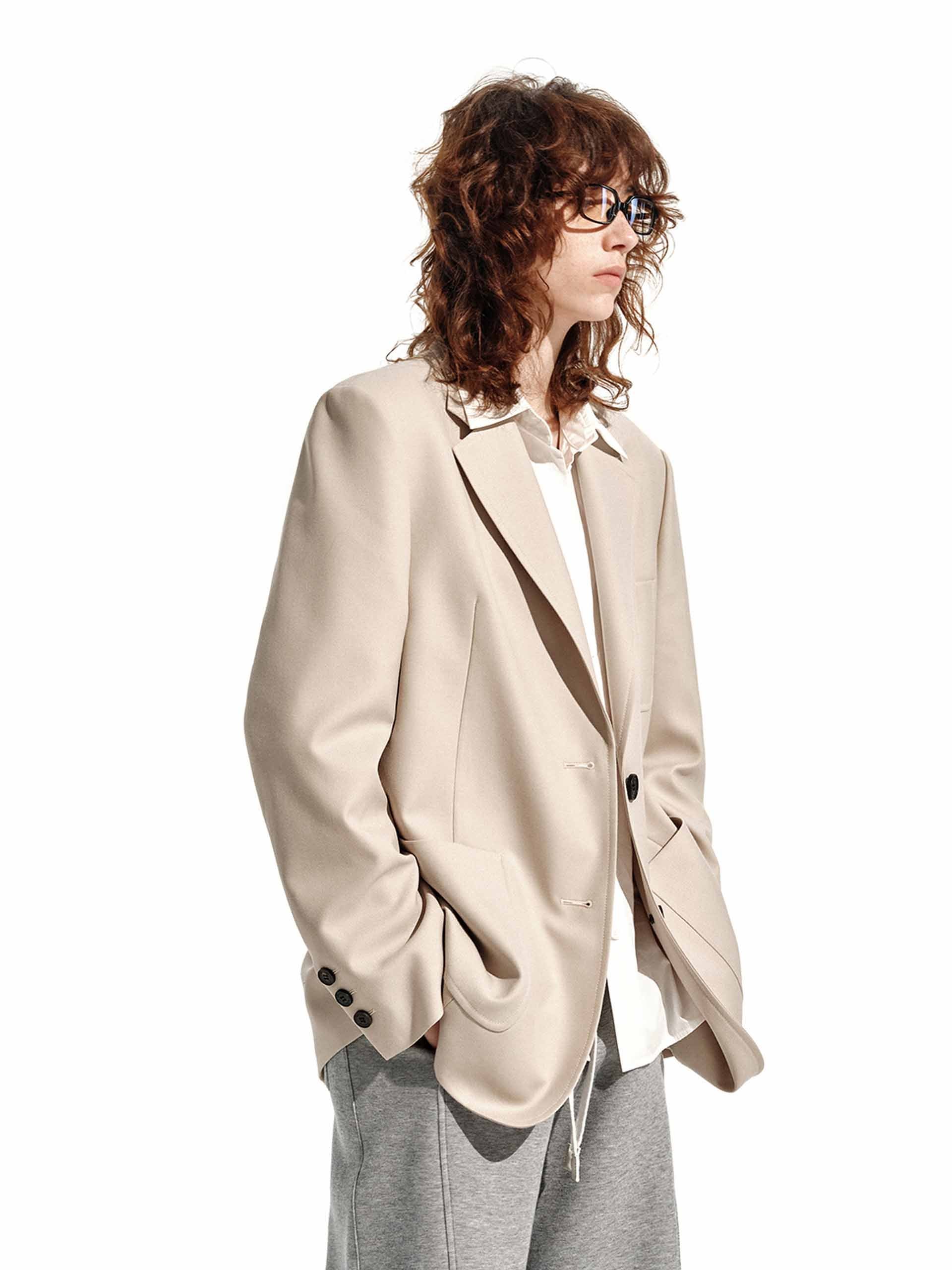 Patch Pocket Tailored Blazer - Image 7