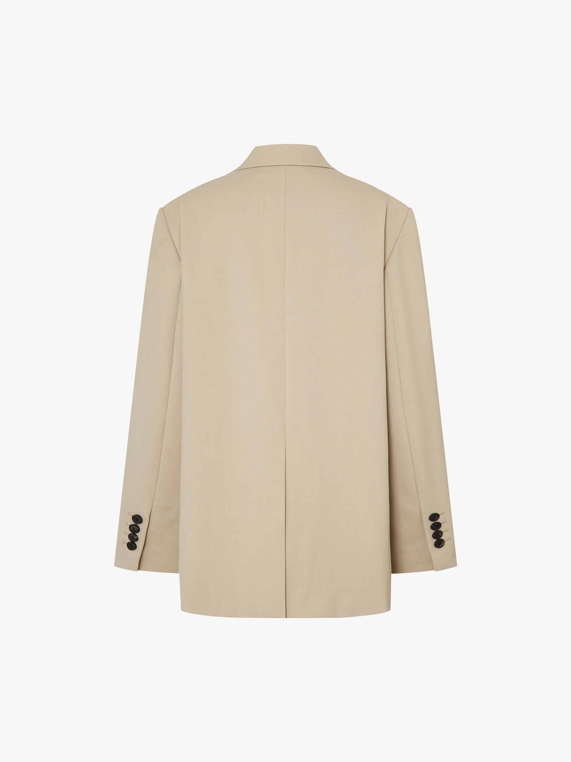 Peak Lapel Structured Blazer - Image 2