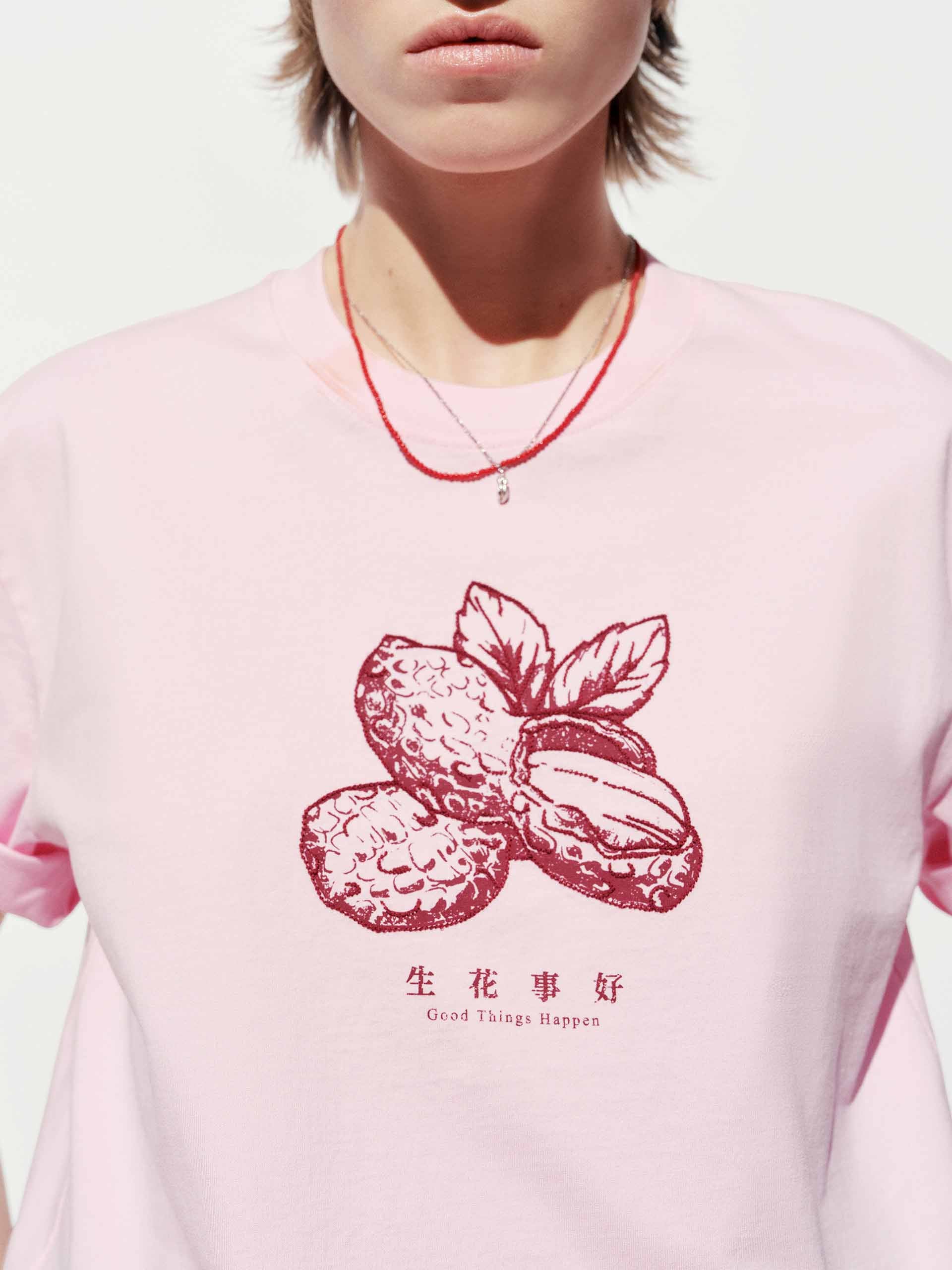 Peanut Print Cotton T-shirt - Image 16