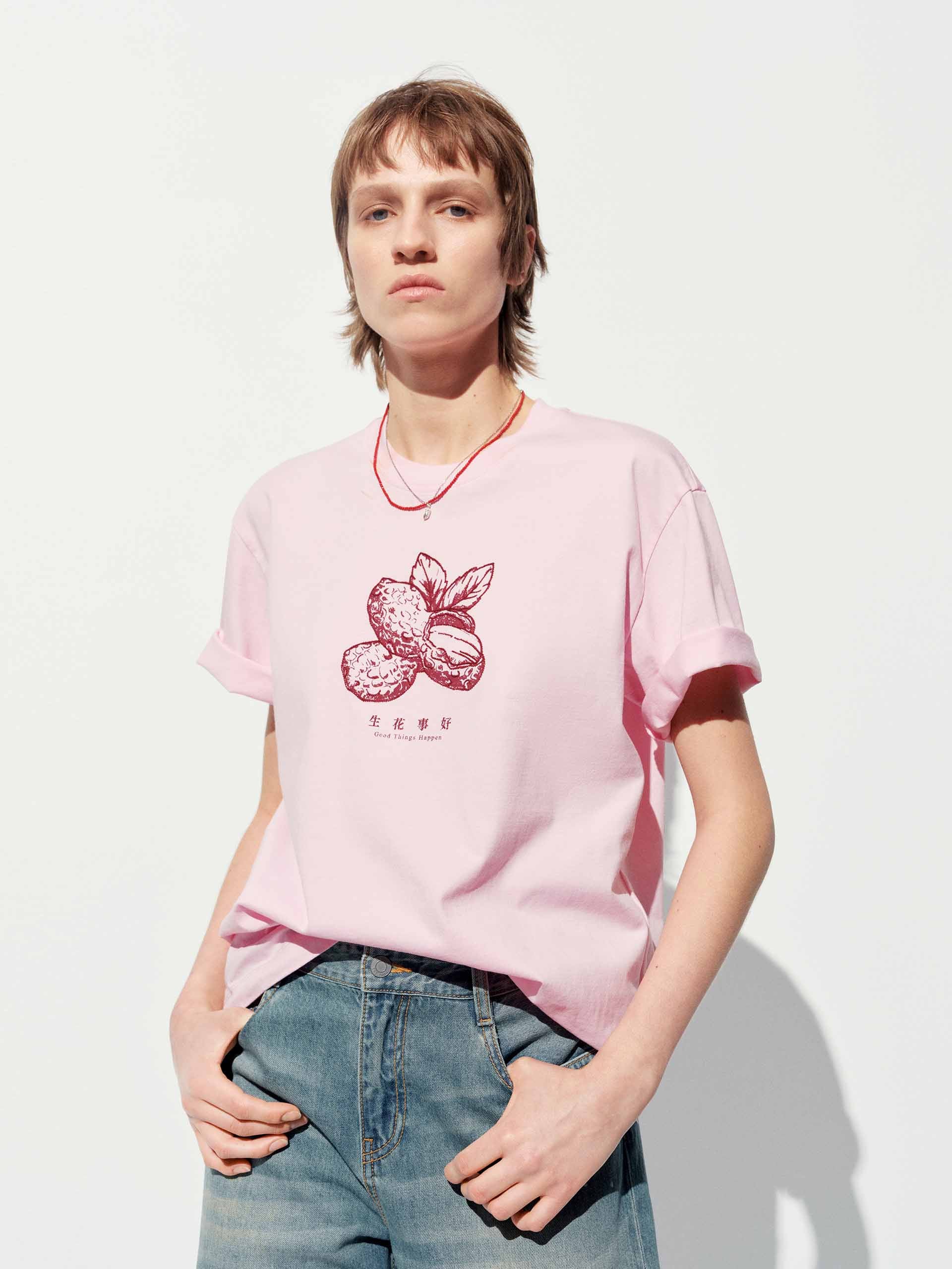 Peanut Print Cotton T-shirt - Image 9
